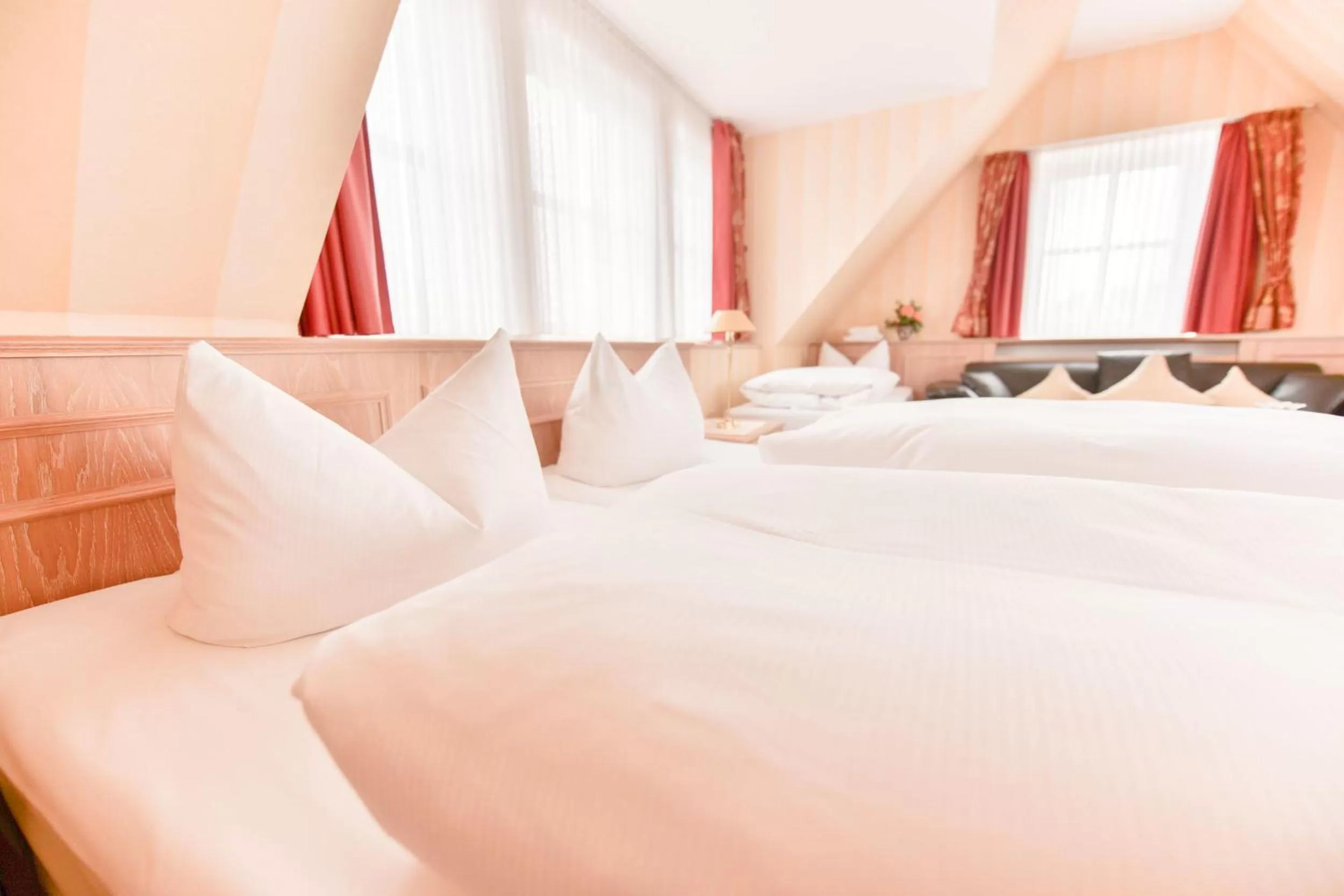 Bed in Hotel Hennies