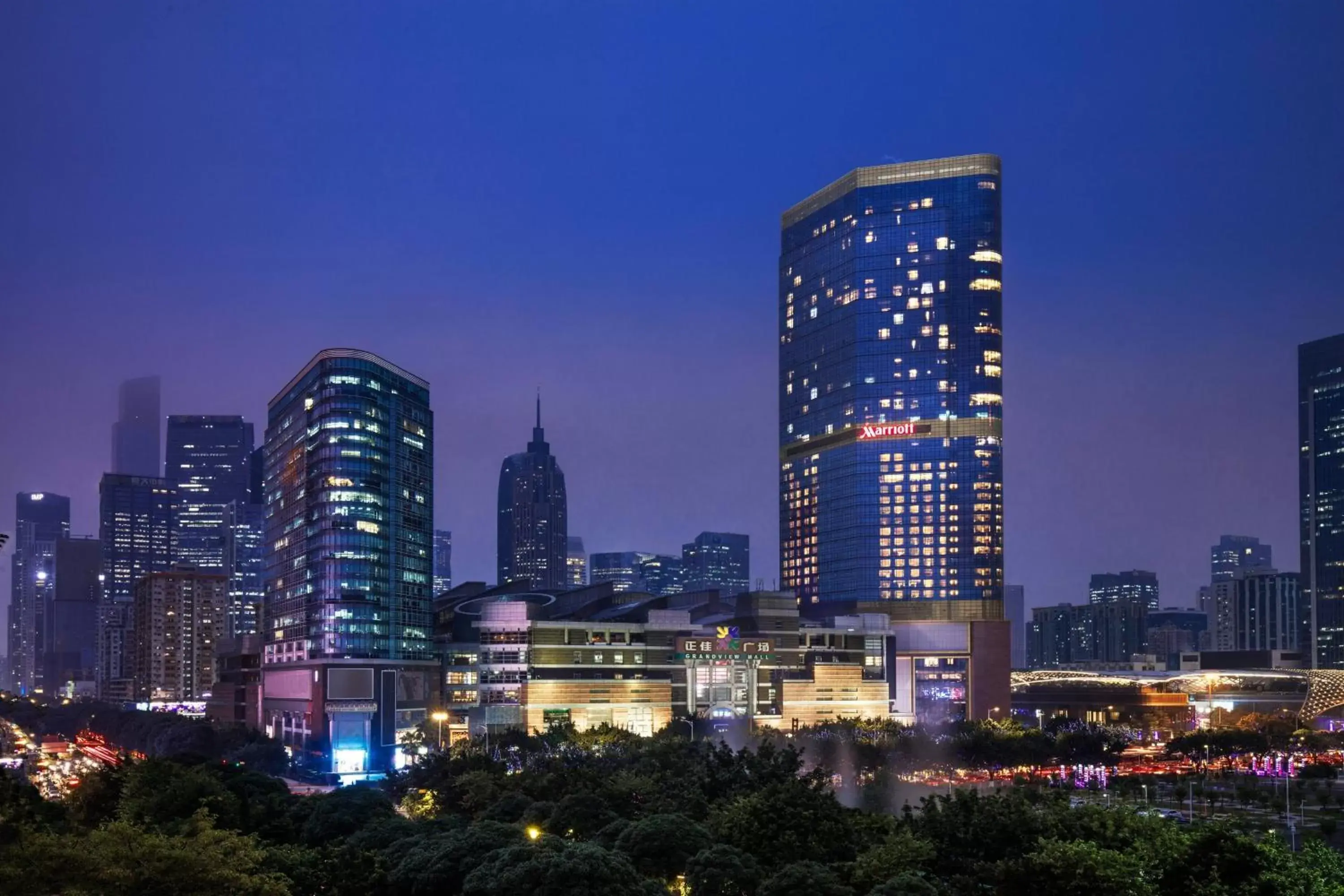 Property building in Marriott Guangzhou Tianhe