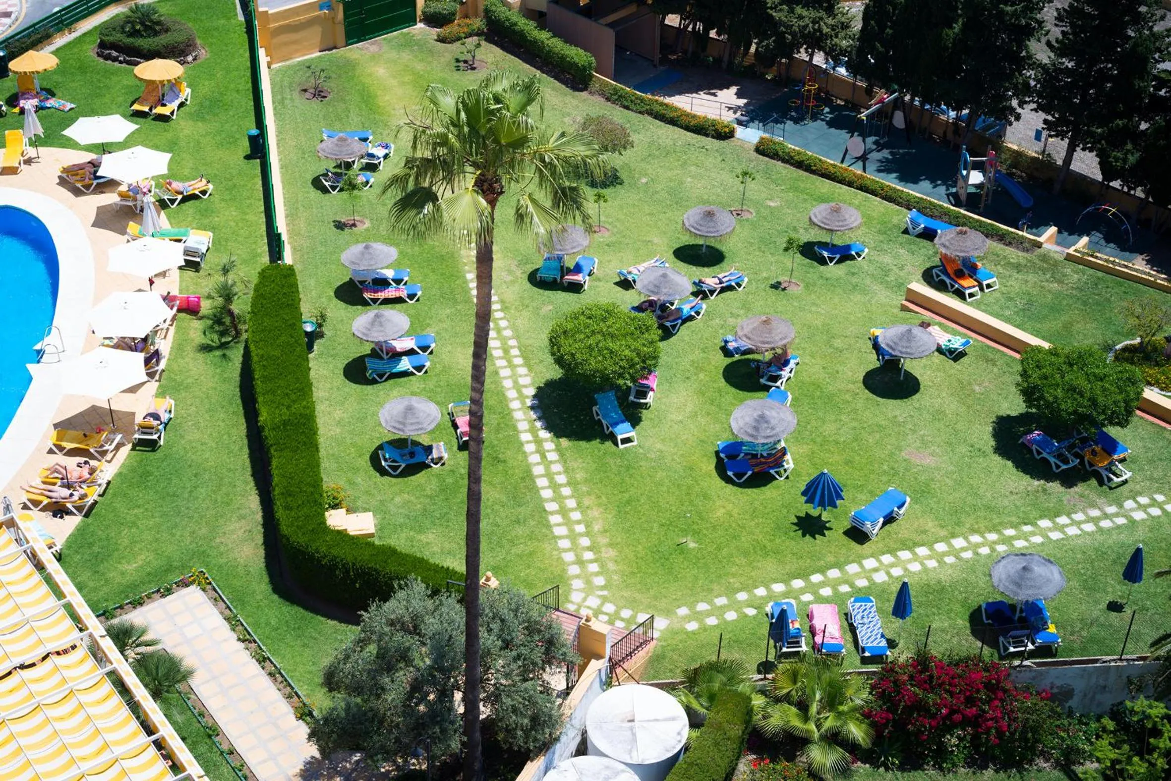 Garden view in Hotel Monarque Torreblanca
