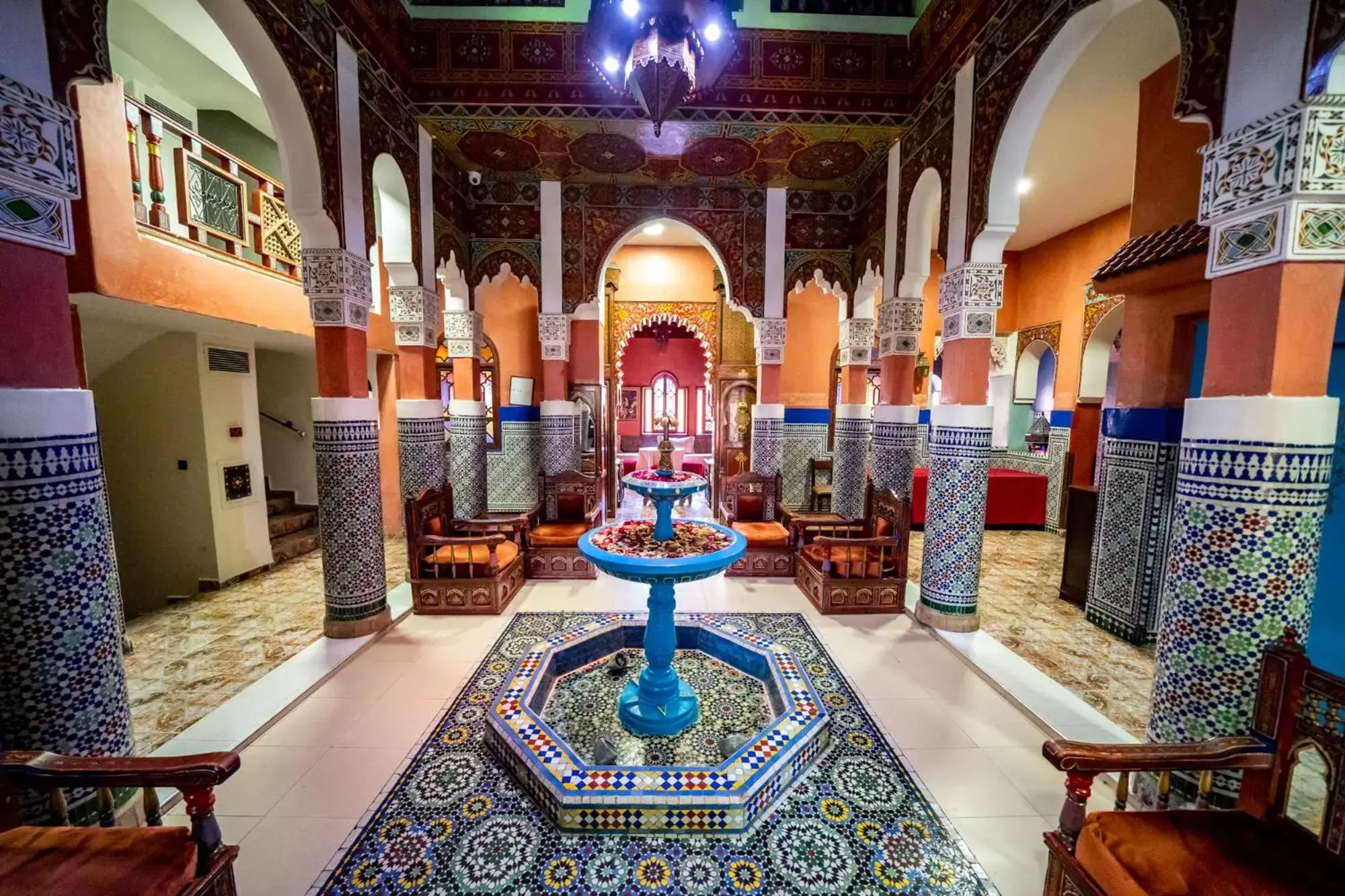 Lobby or reception in Moroccan House