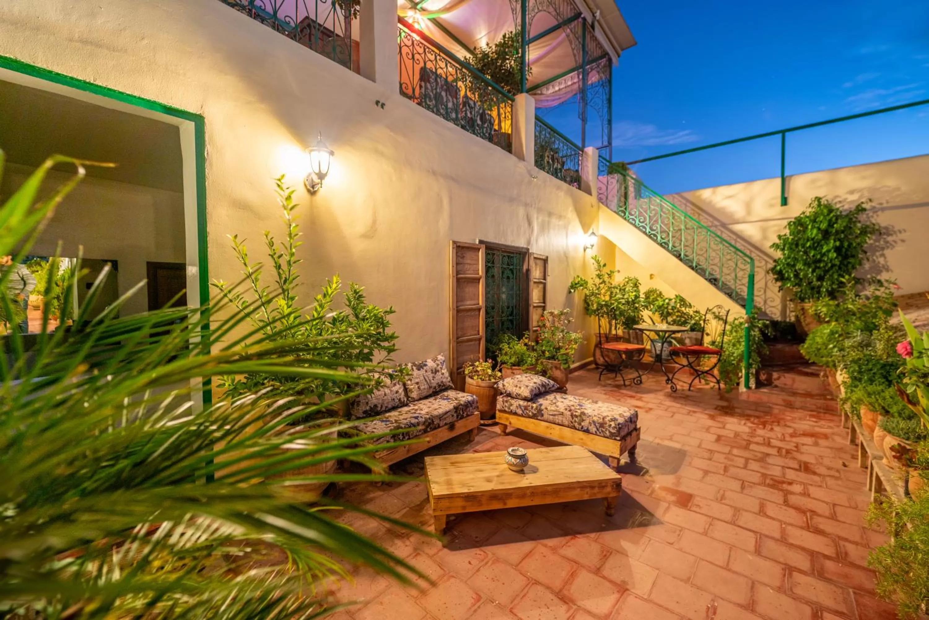 Patio in Riad Taj Salma