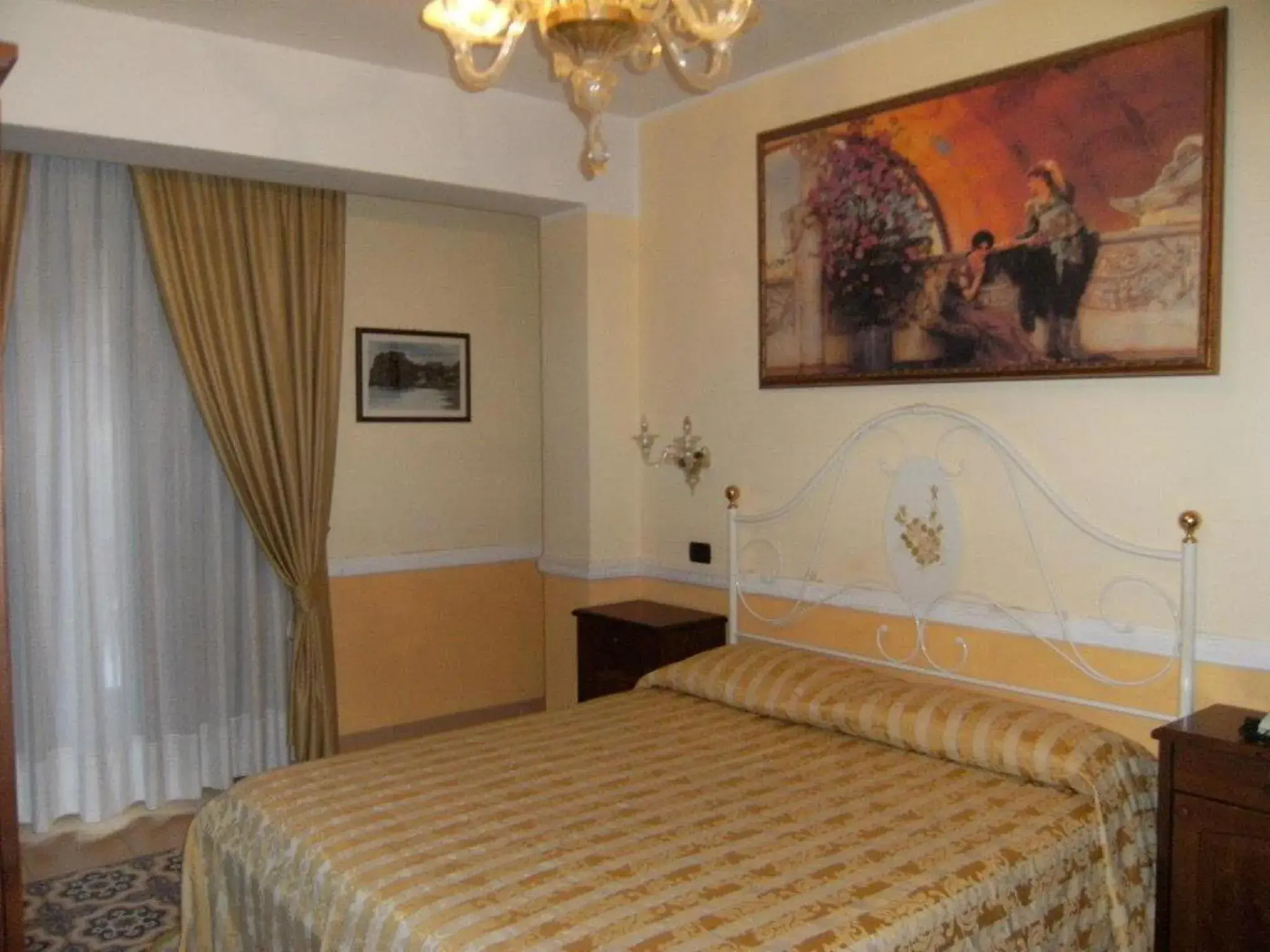 Bed in Hotel U' Bais