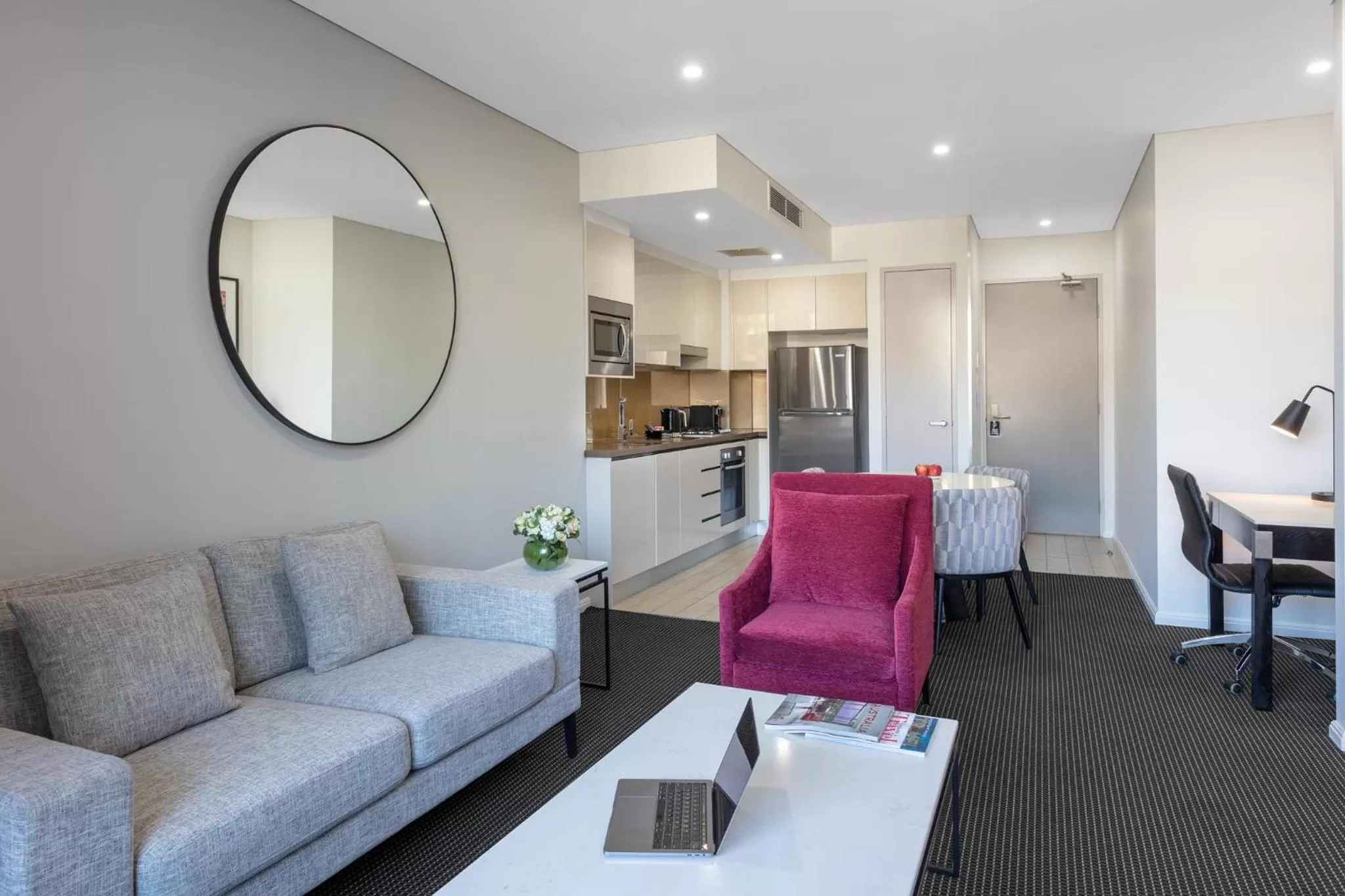 Living room in Meriton Suites North Ryde