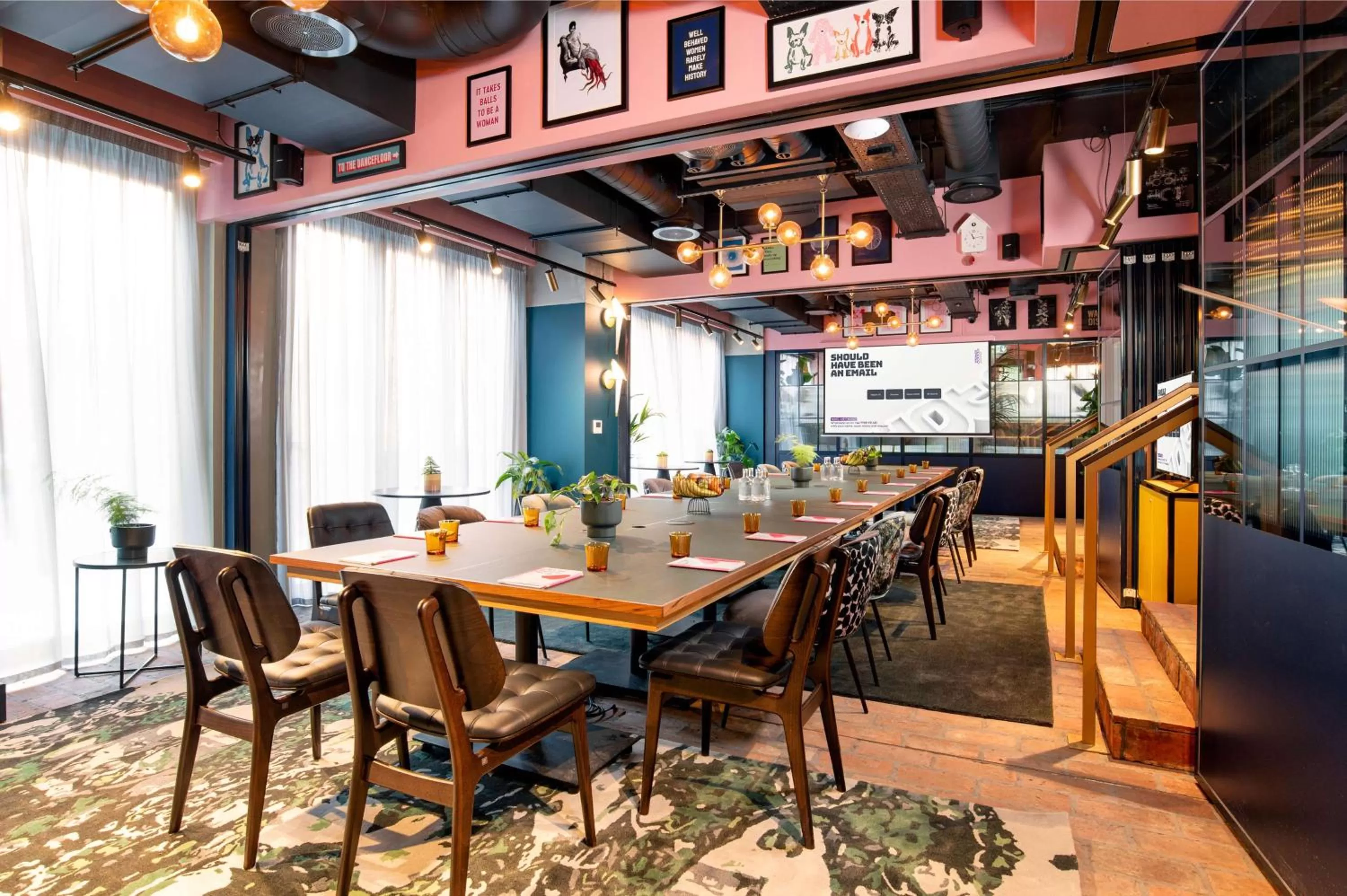 Meeting/conference room in YOTEL Manchester Deansgate