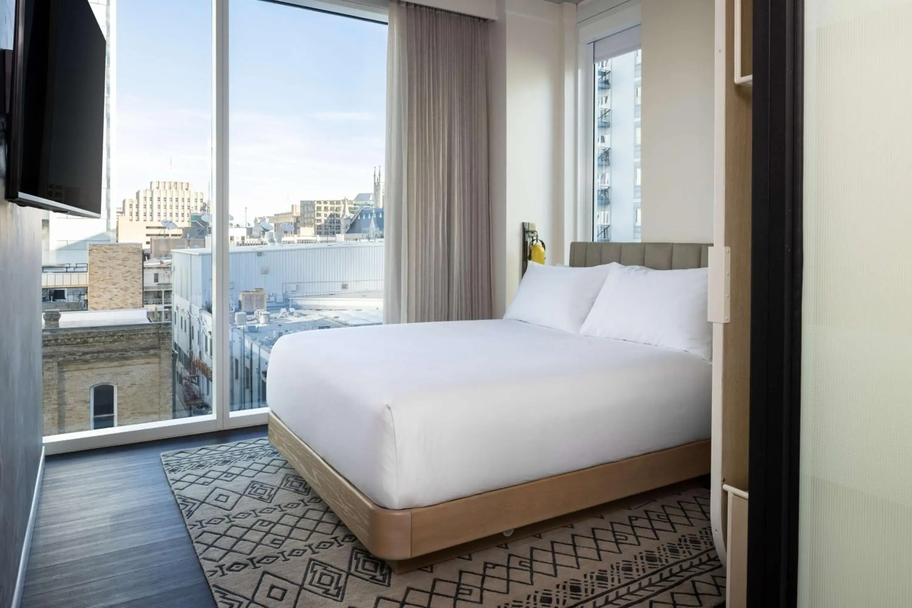 View (from property/room), Bed in Hyatt Centric Congress Avenue Austin