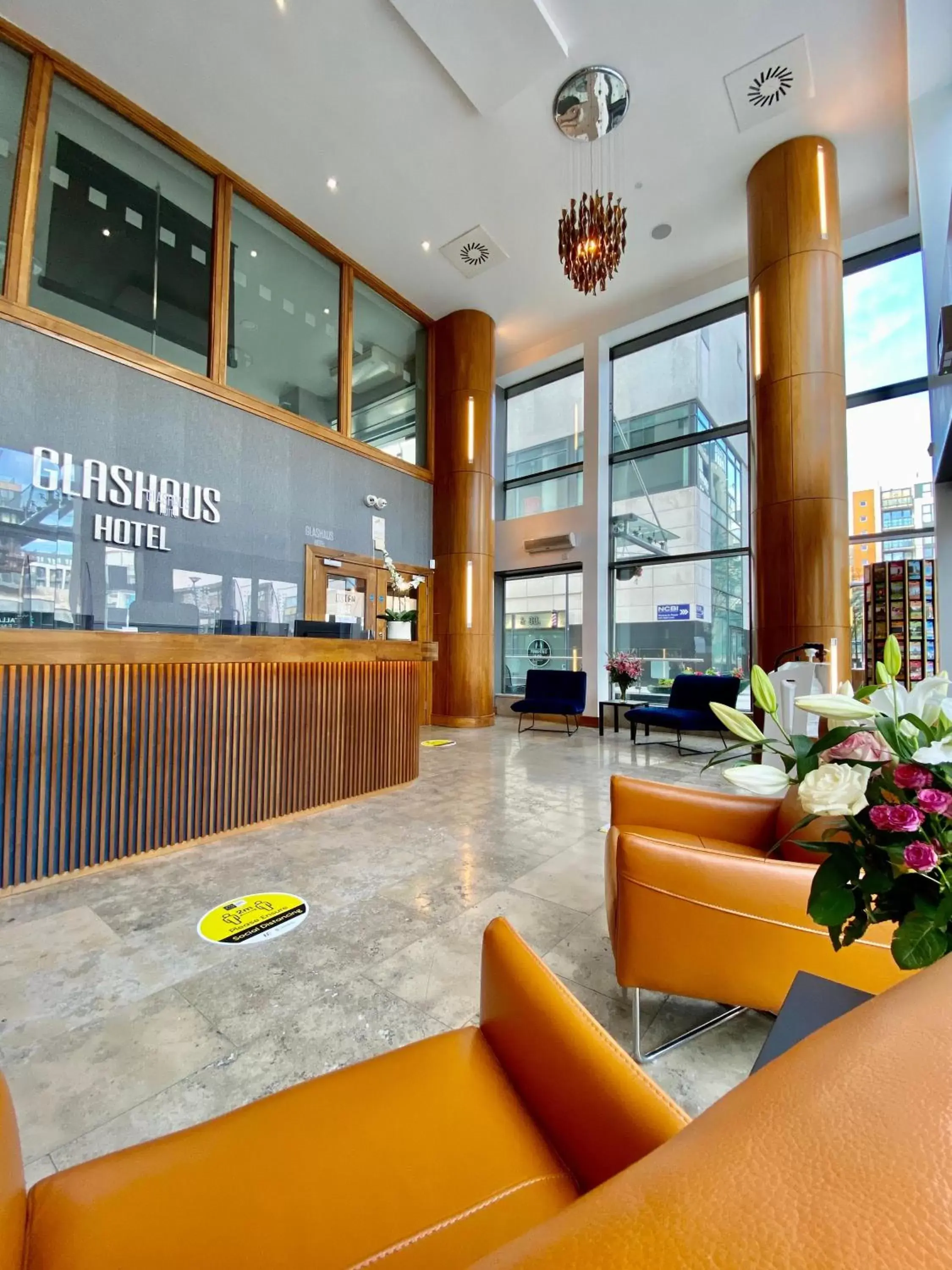 Lobby or reception, Lobby/Reception in Glashaus Hotel