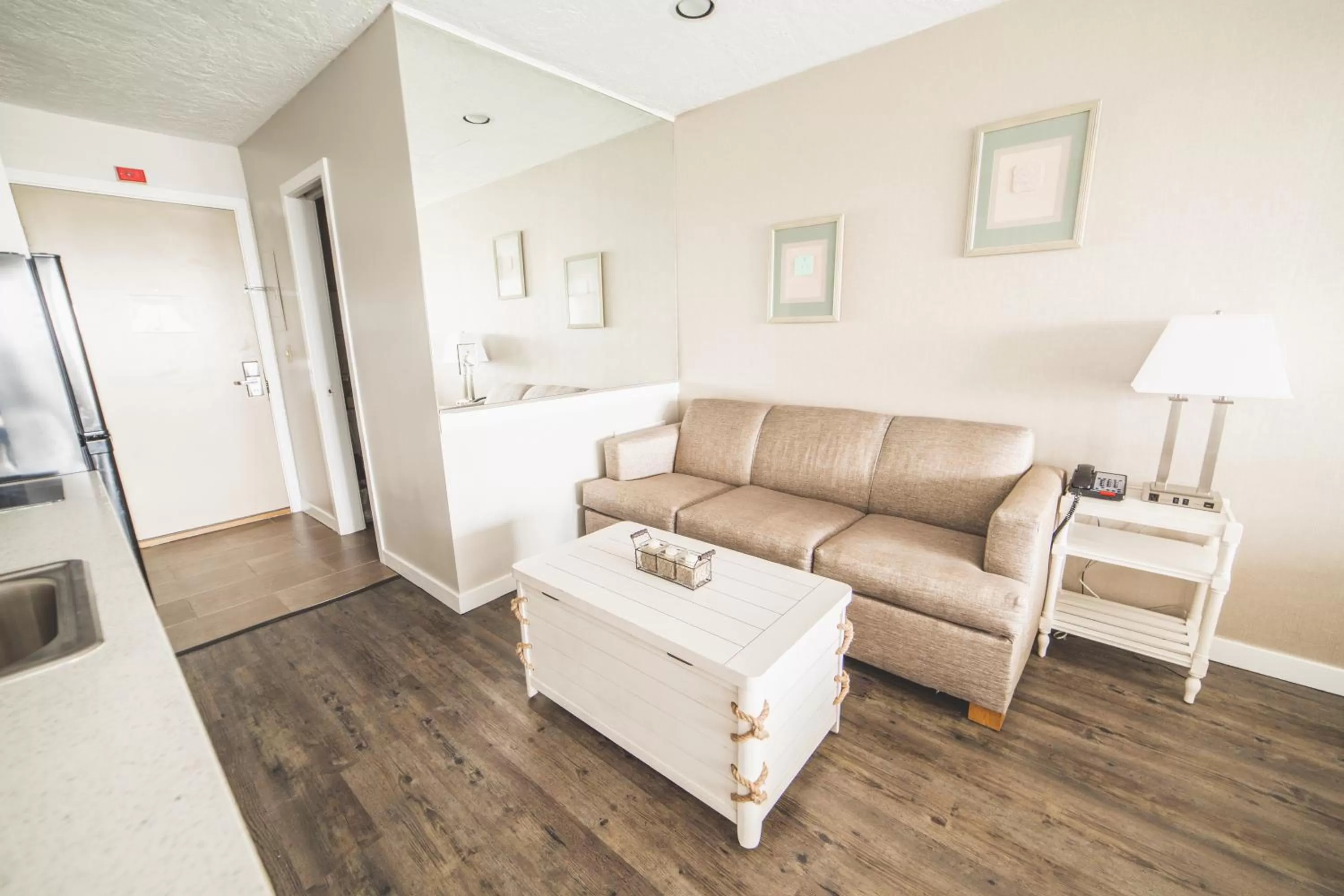 Seating area in Surf Club Oceanfront Hotel