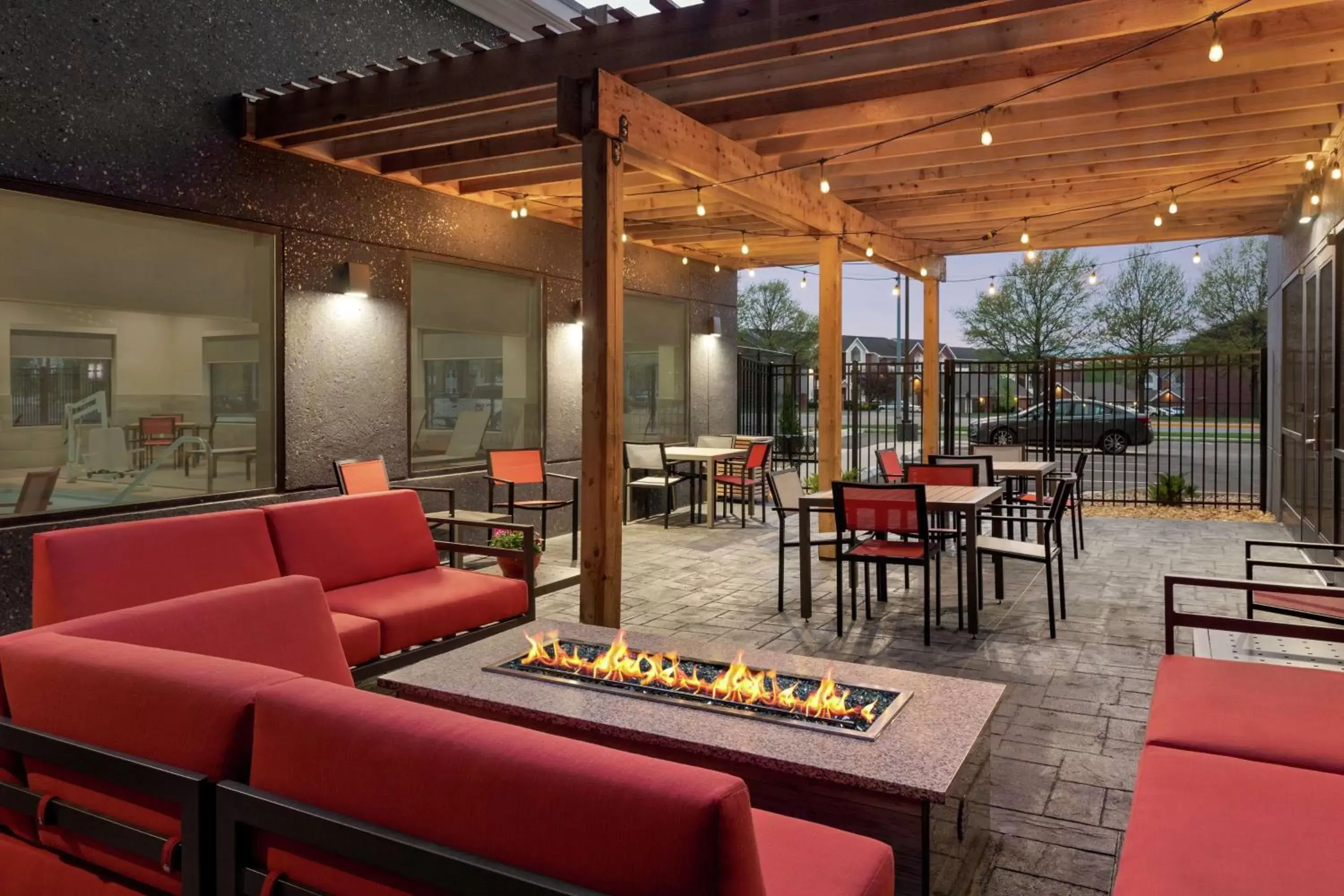 Patio in Homewood Suites By Hilton Springfield Medical District