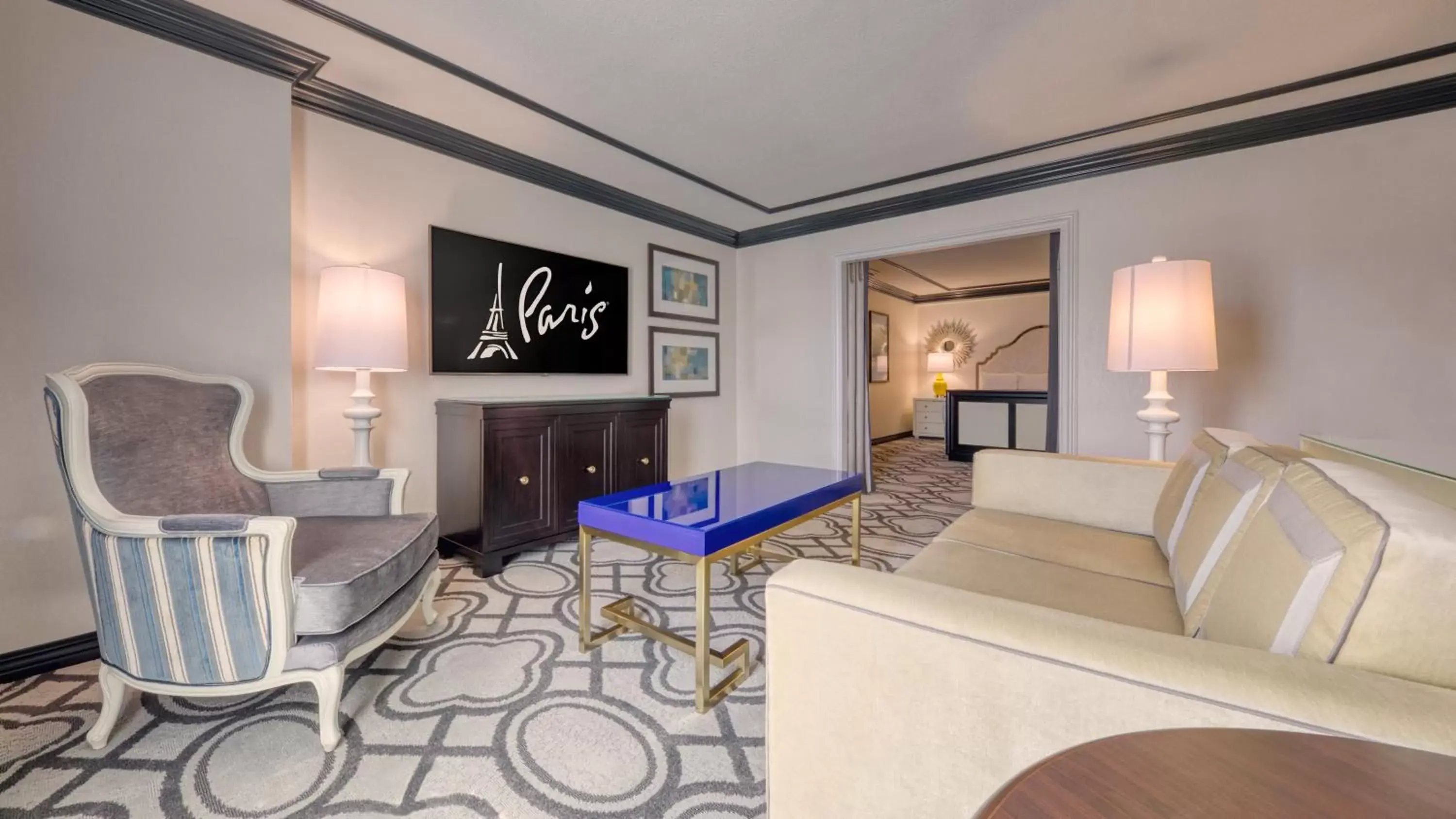Living room, Seating Area in Paris Las Vegas Hotel & Casino