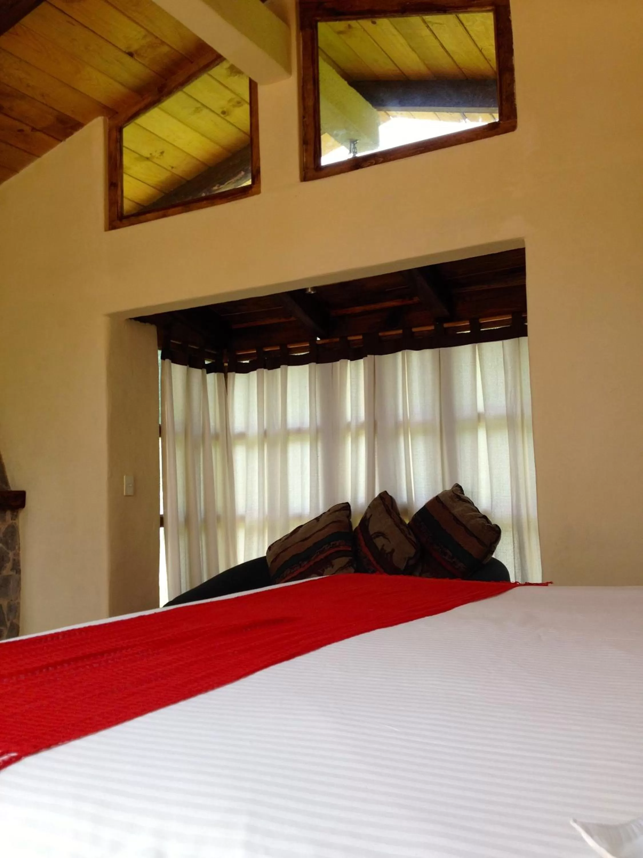 Bed in Cabañas La Cascada