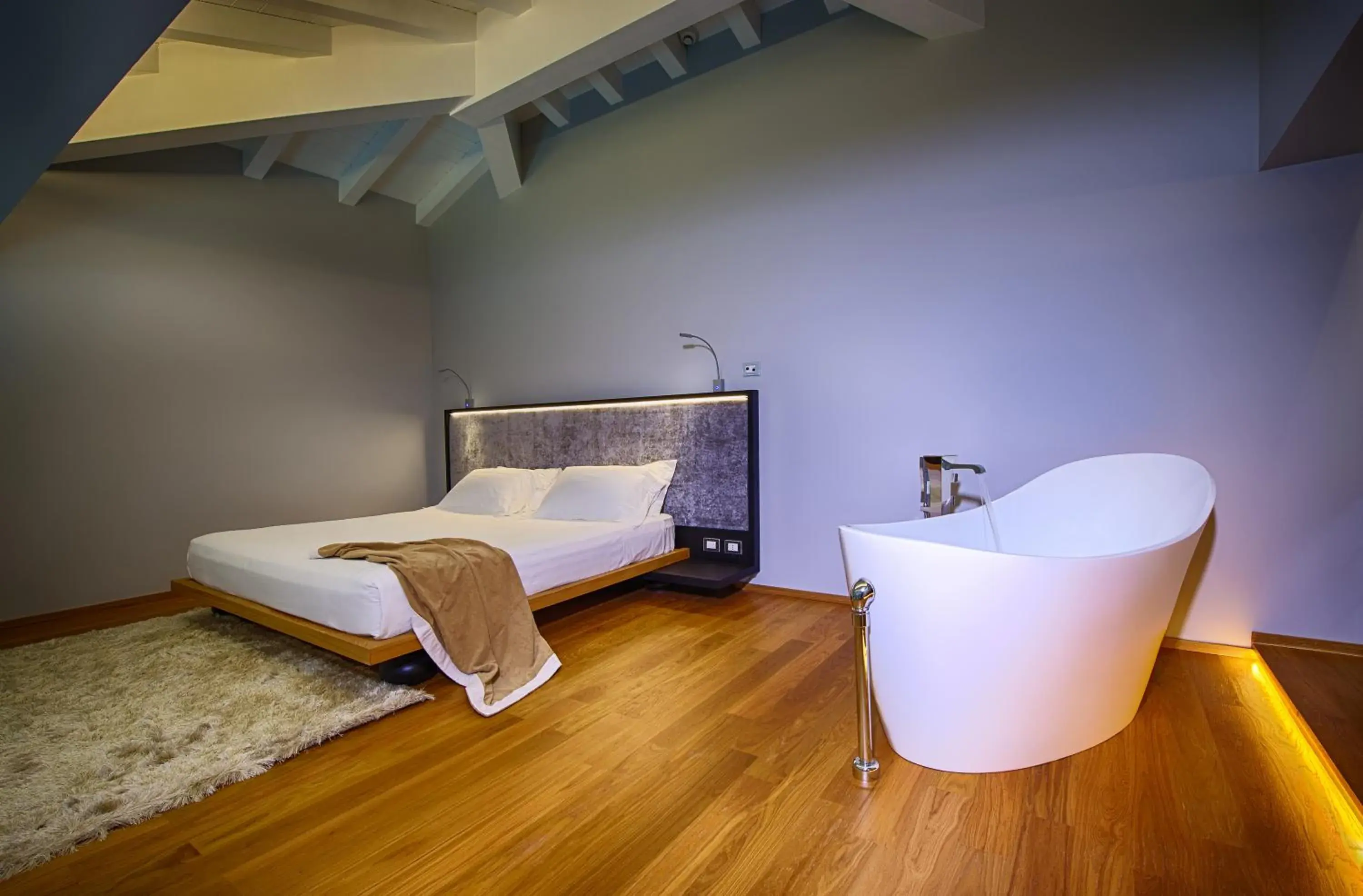 Bed in Villa Neri Resort & Spa