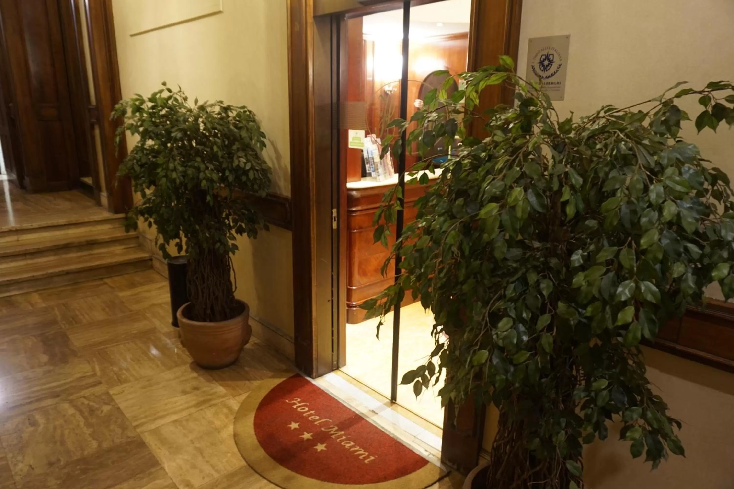 Facade/entrance in Hotel Miami