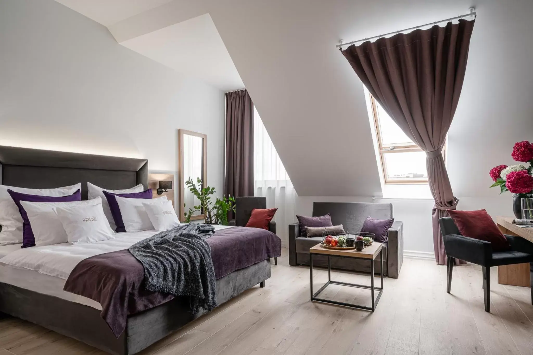 Bed in Hotel Jazz Market Square Wroclaw Bed in Hotel Jazz Market Square Wroclaw