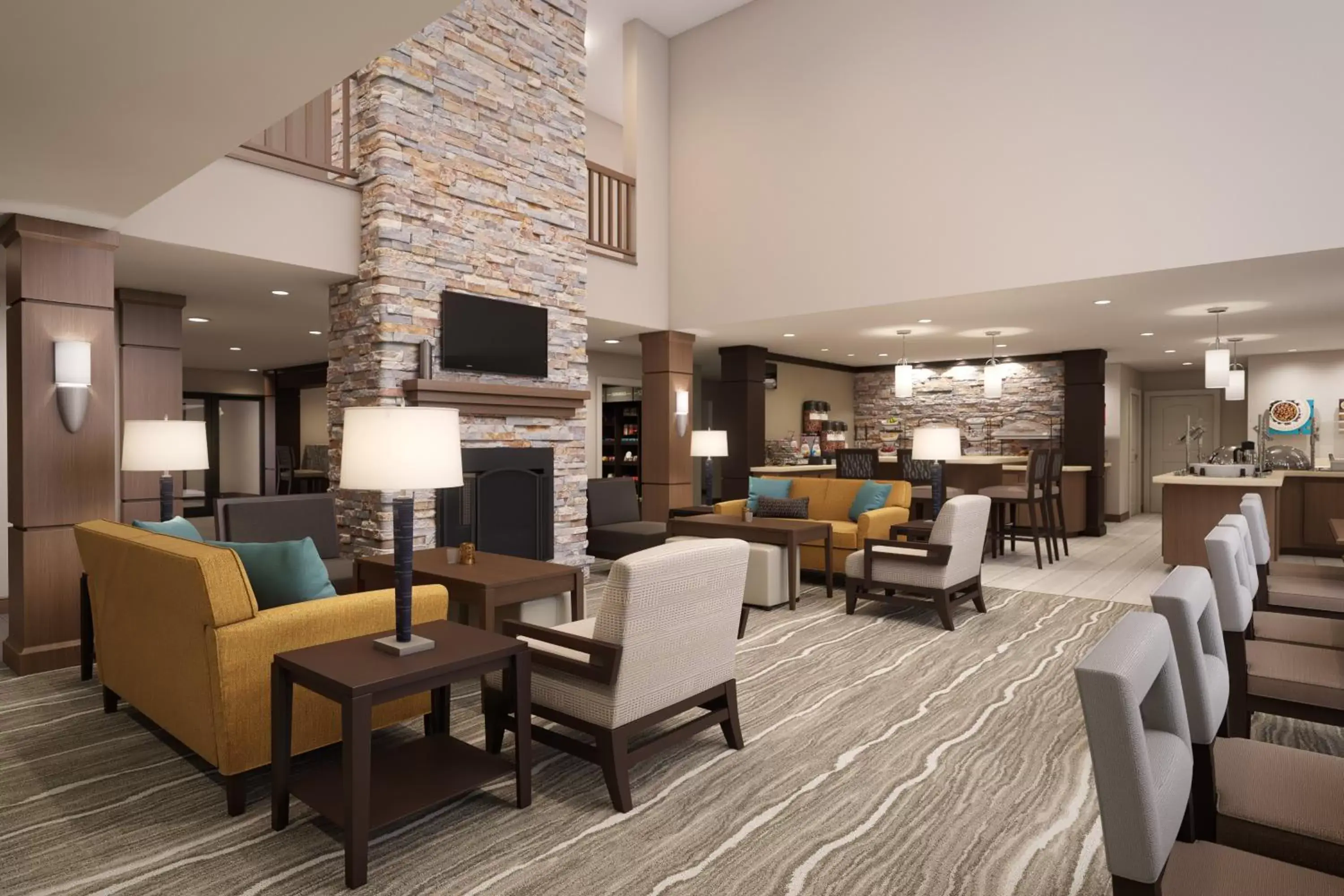 Lobby or reception, Restaurant/Places to Eat in Staybridge Suites Quantico-Stafford, an IHG Hotel