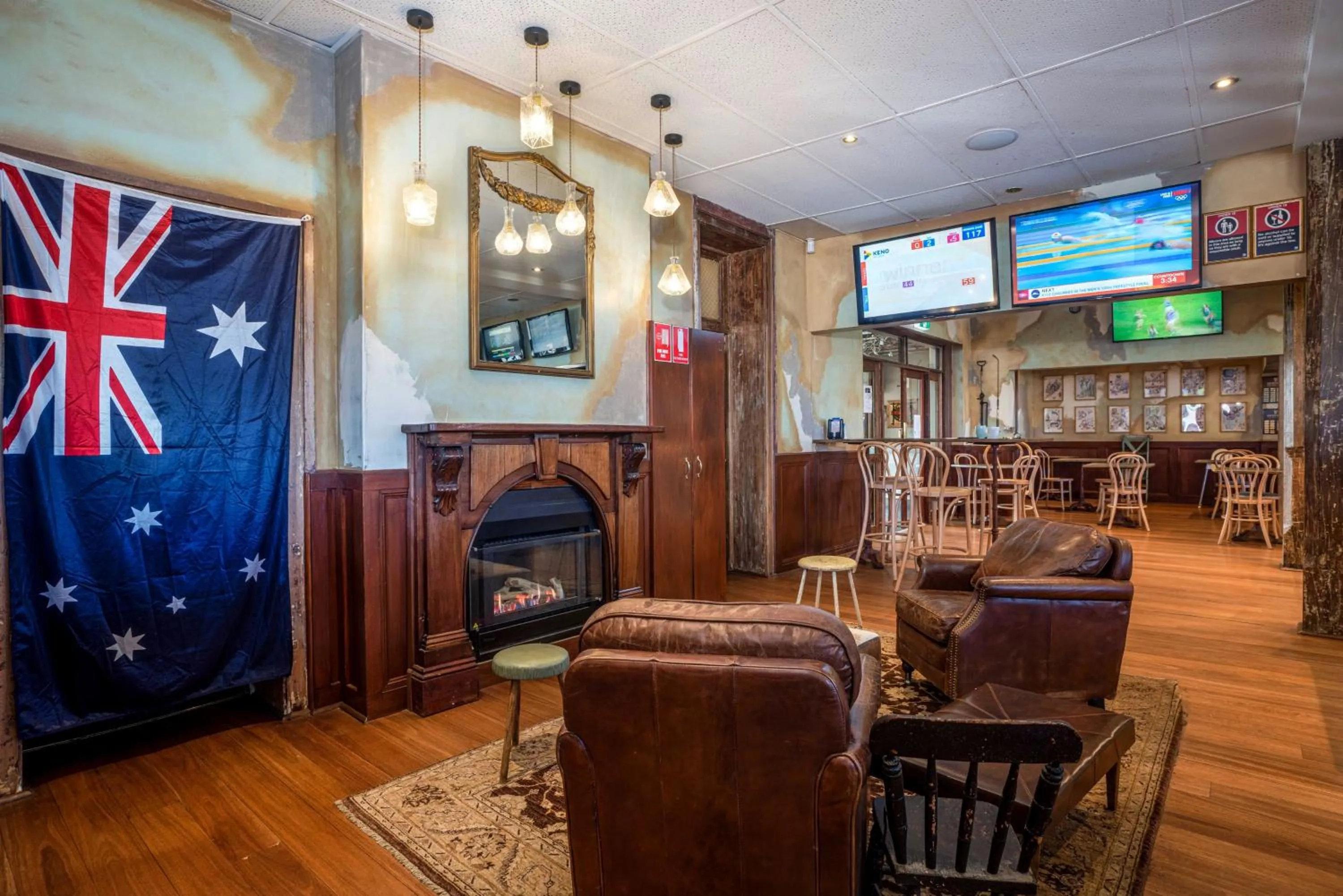 Lounge or bar in Town Square Motel