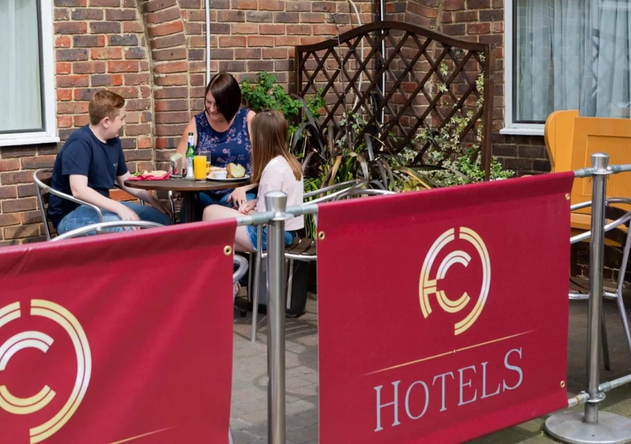 People in King Charles Hotel