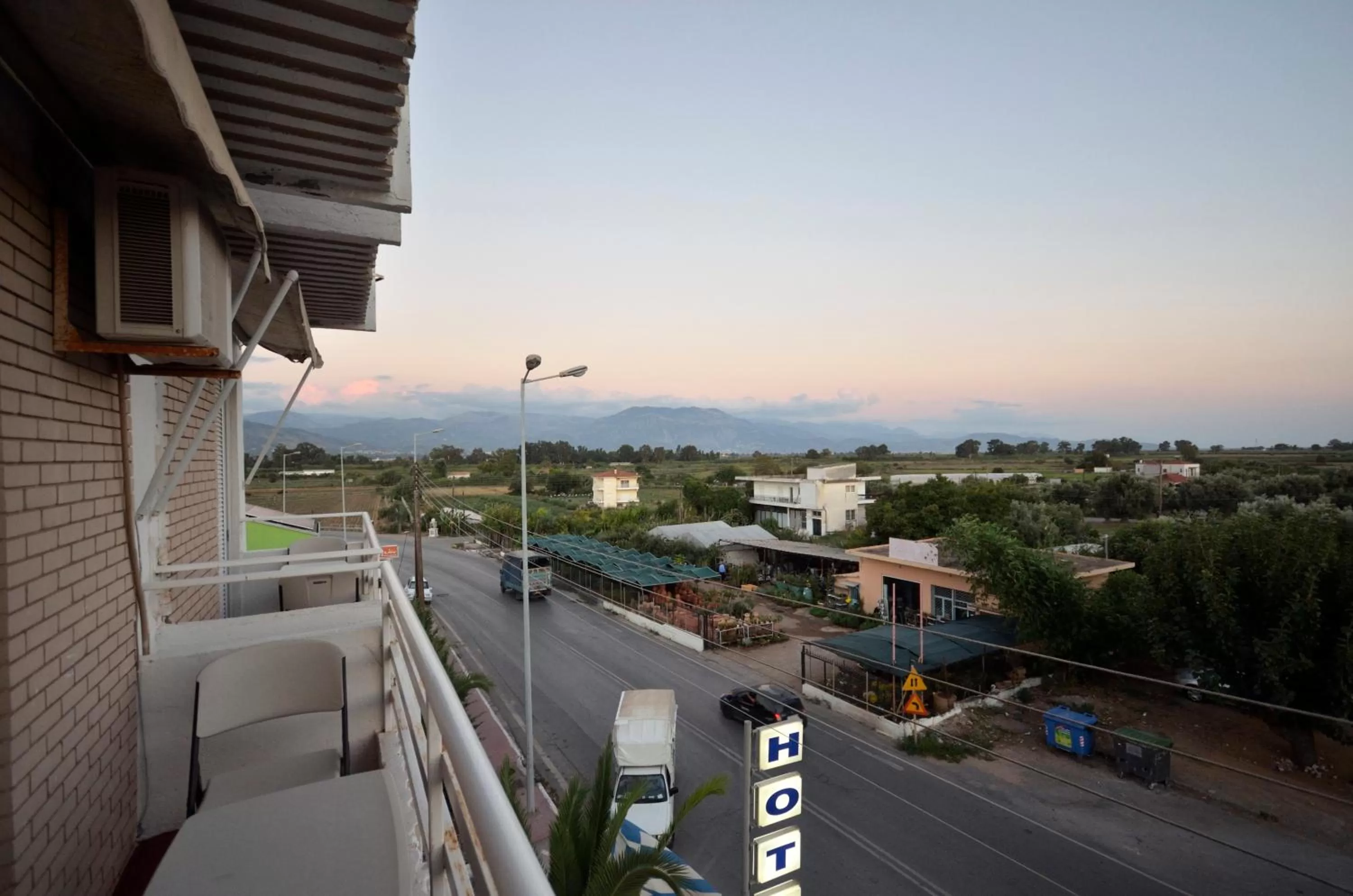 Street view in Messini Hotel