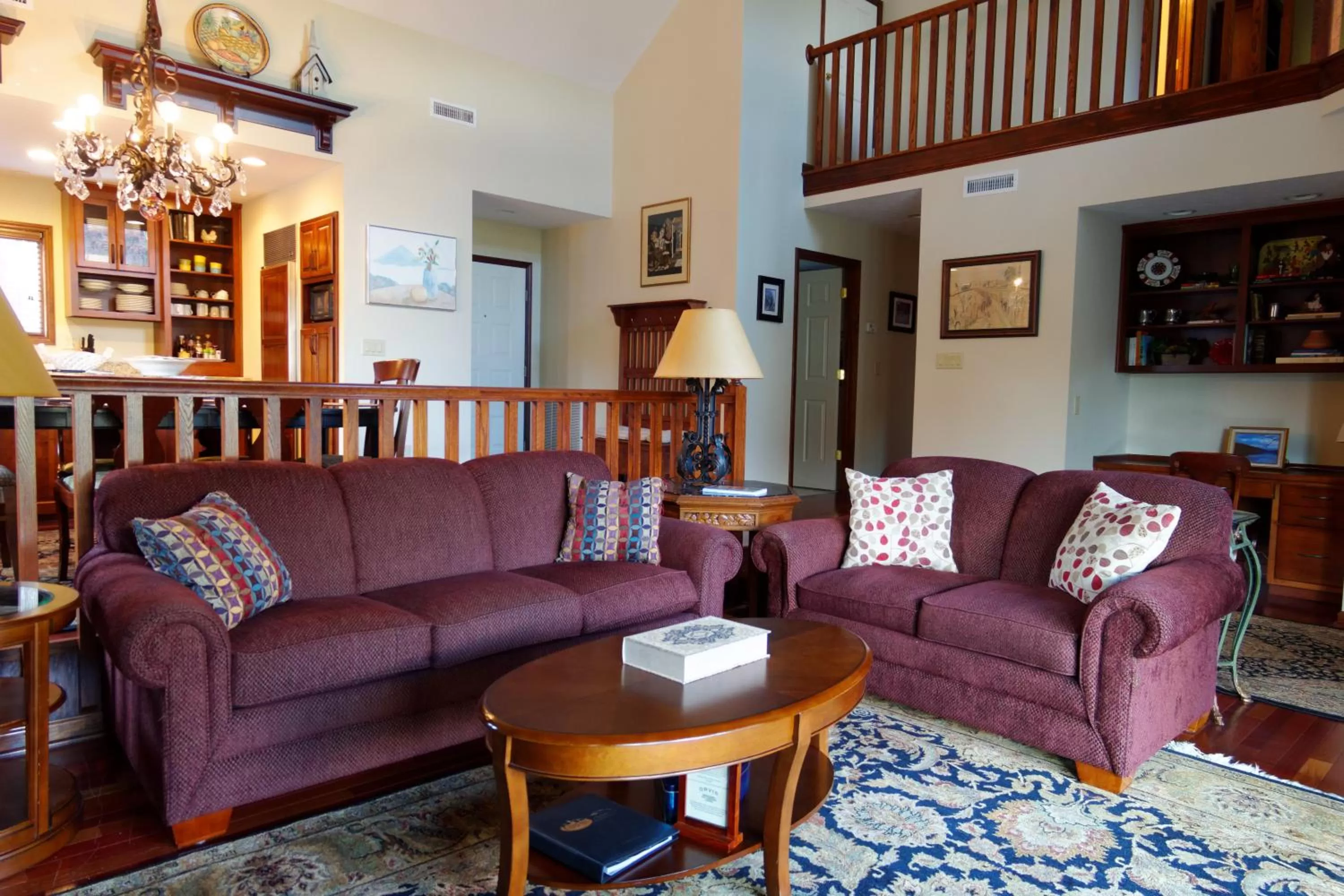 Living room, Seating Area in Chetola Resort Condominiums