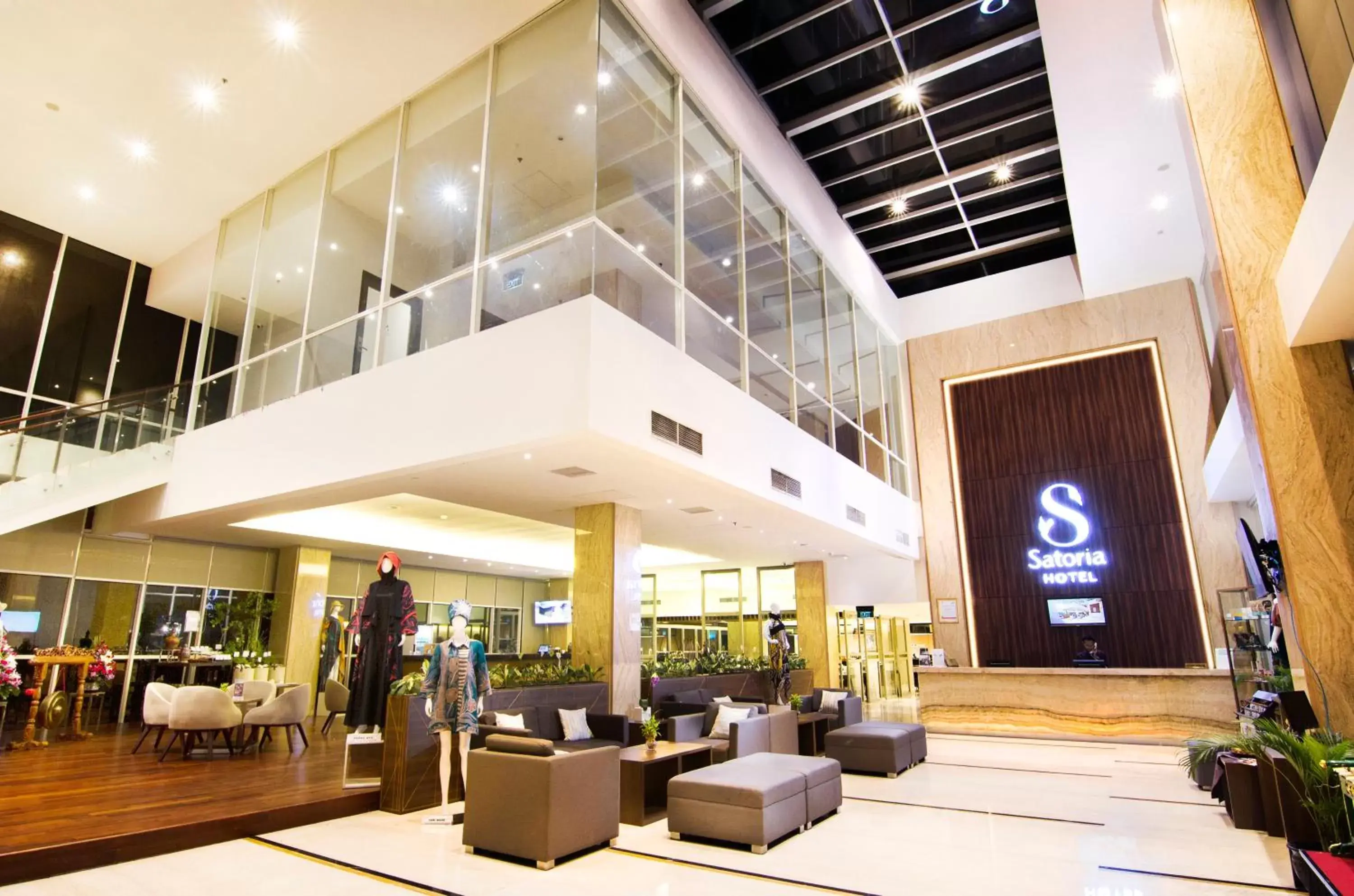 Lobby or reception in Satoria Hotel Yogyakarta - CHSE Certified Lobby or reception in Satoria Hotel Yogyakarta - CHSE Certified