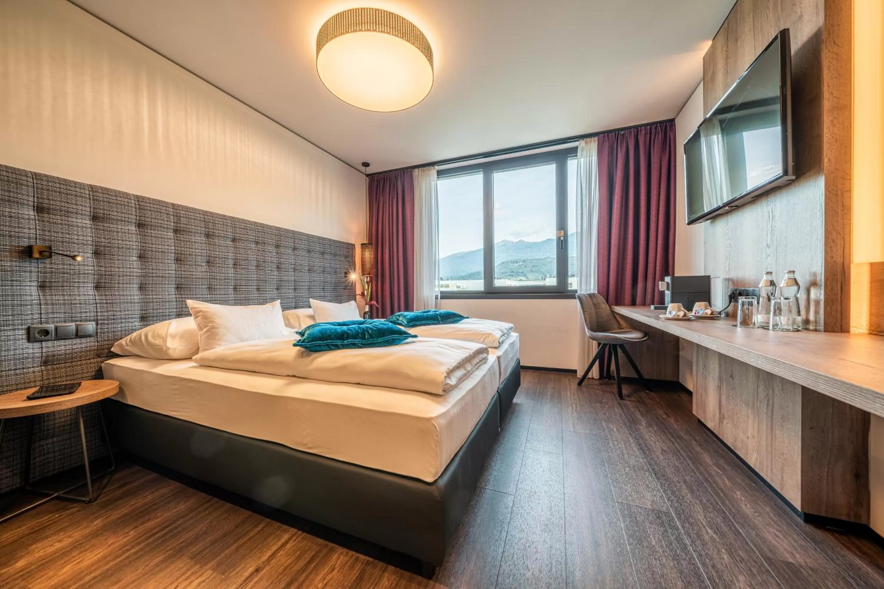 Bed in Rufi's Hotel Innsbruck