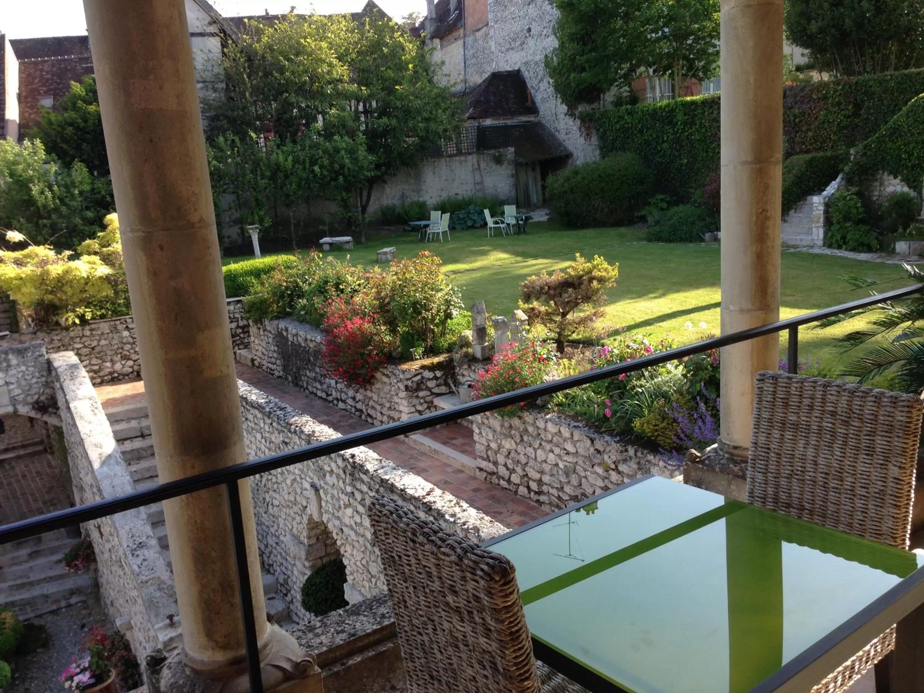 Patio in Demeure des Vieux Bains