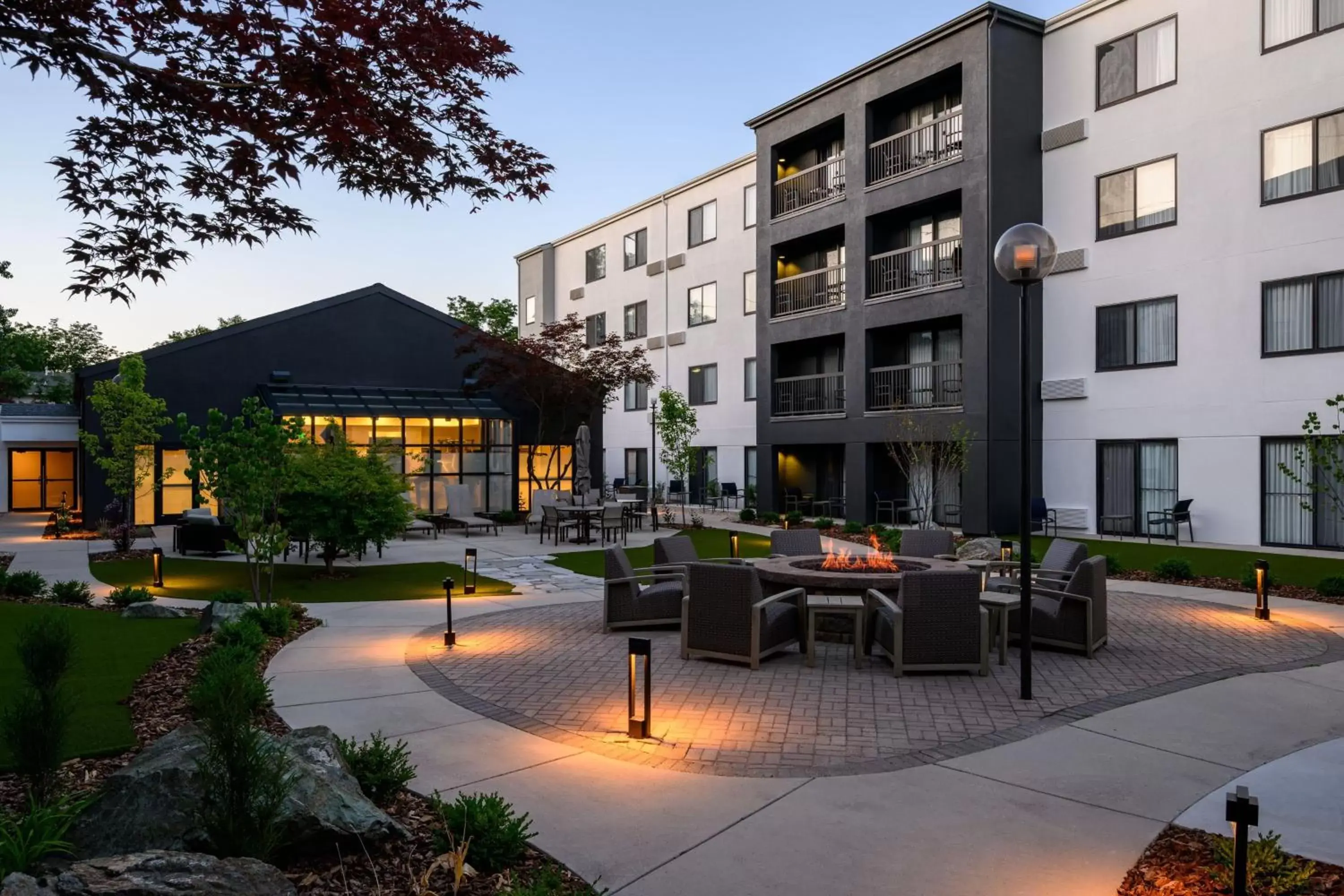 Property Building in Courtyard Boise Downtown