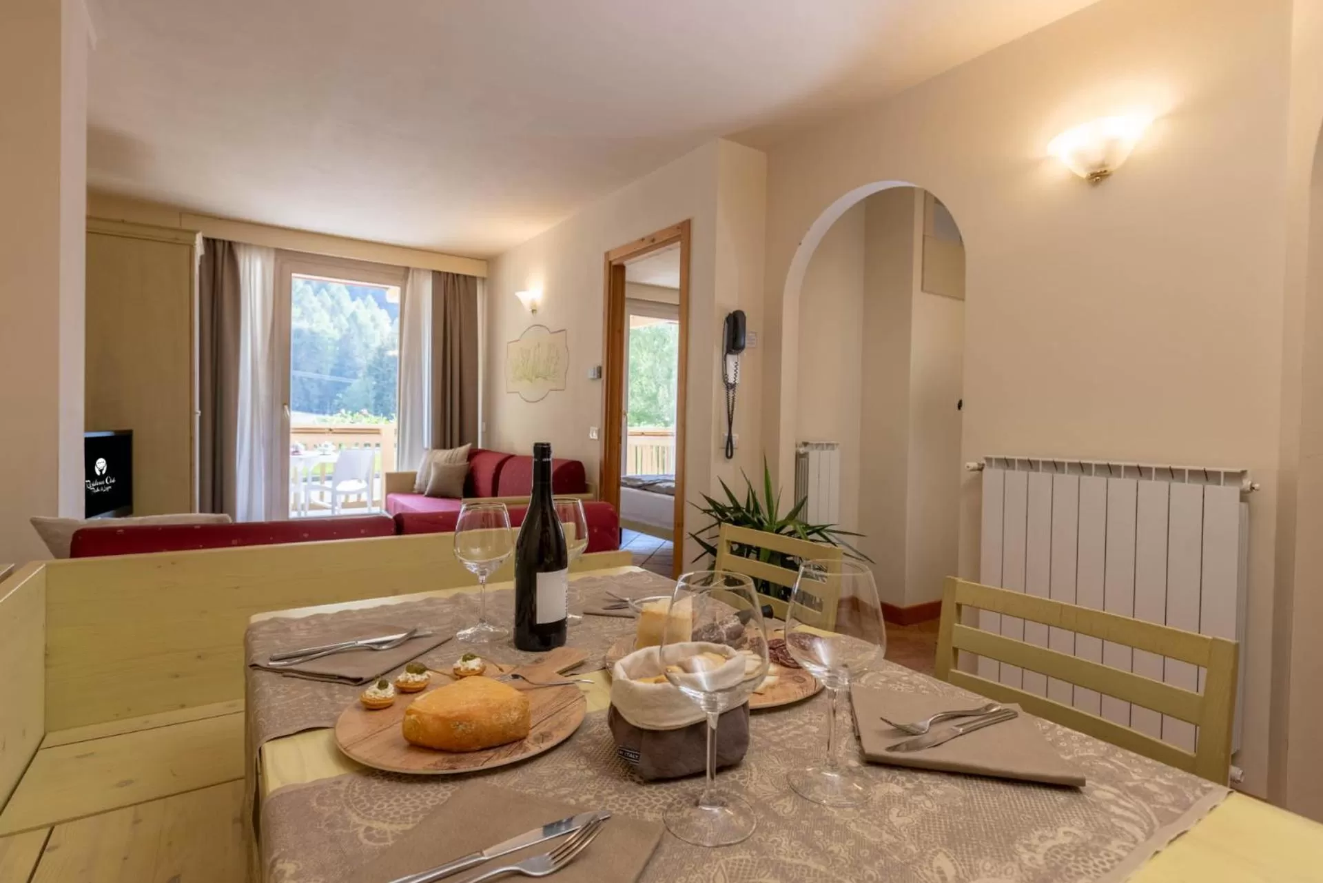 Living room in Residence Club Ponte Di Legno