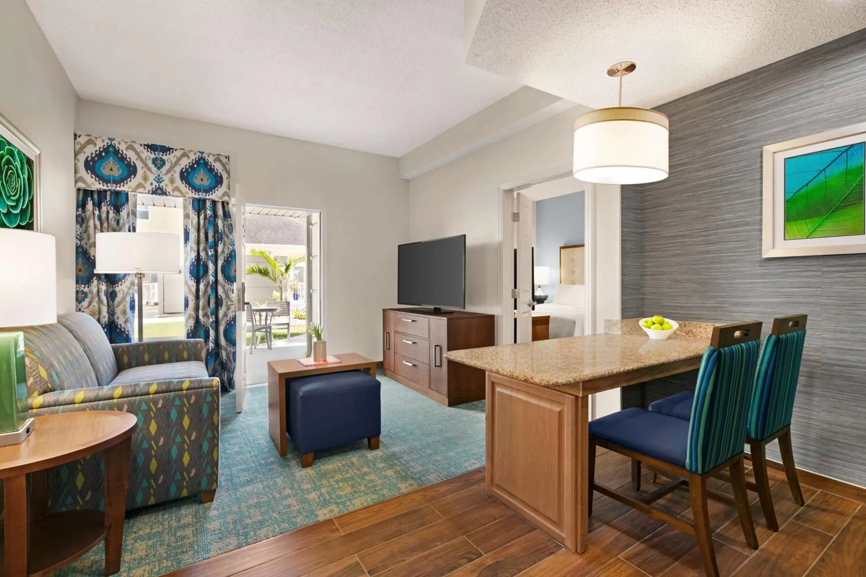 Living room, Seating Area in Homewood Suites by Hilton Fort Myers