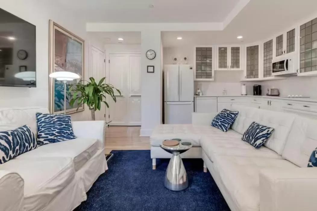 Living room in Tropicals of Palm Beach