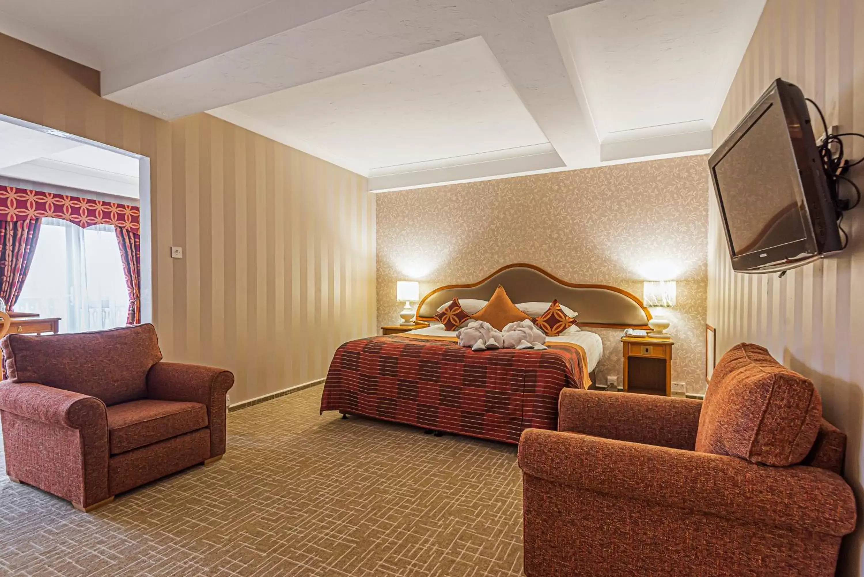 King Suite with Balcony in Coppid Beech King Suite with Balcony in Coppid Beech