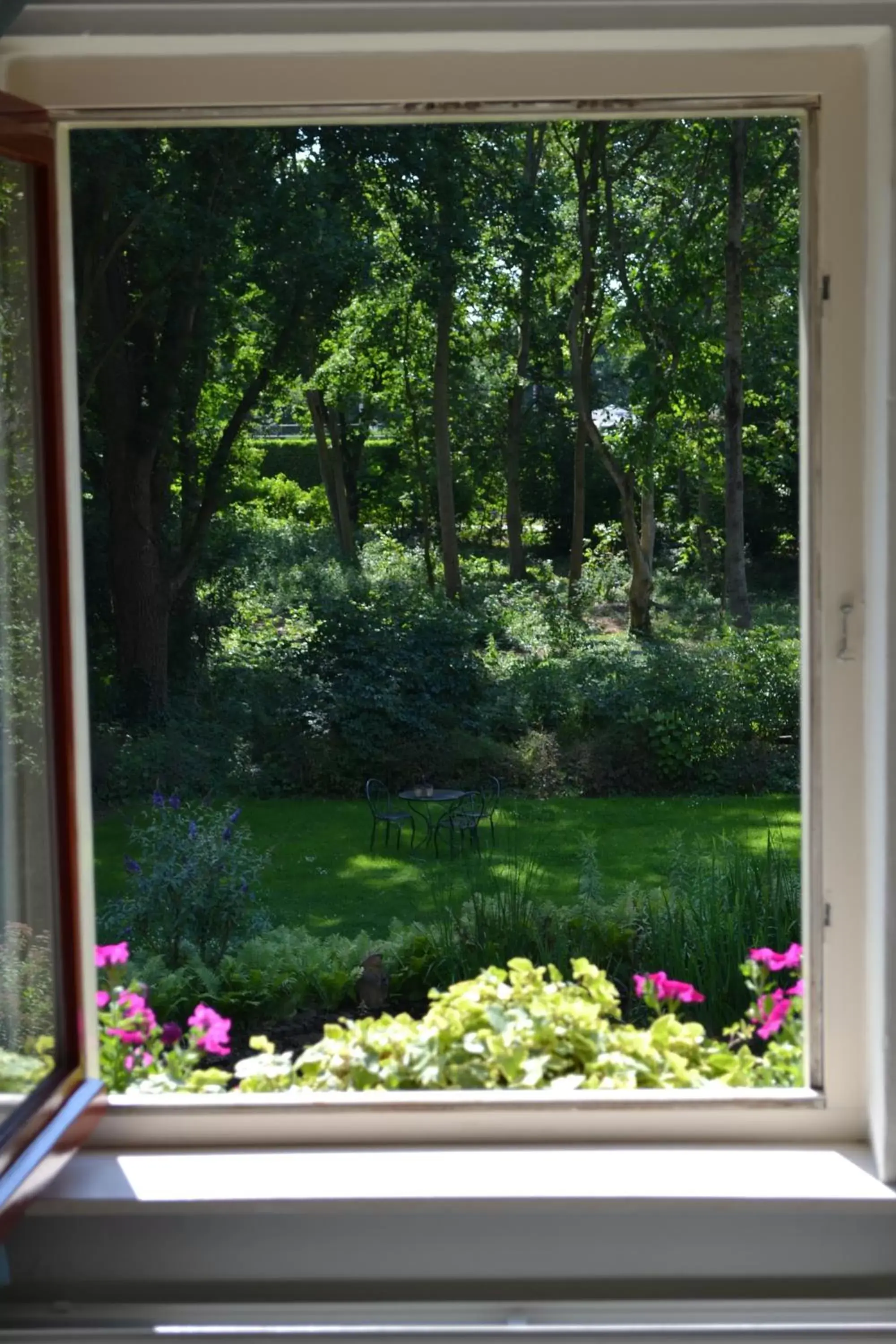 Garden view in Bed & Breakfast aan de Beek