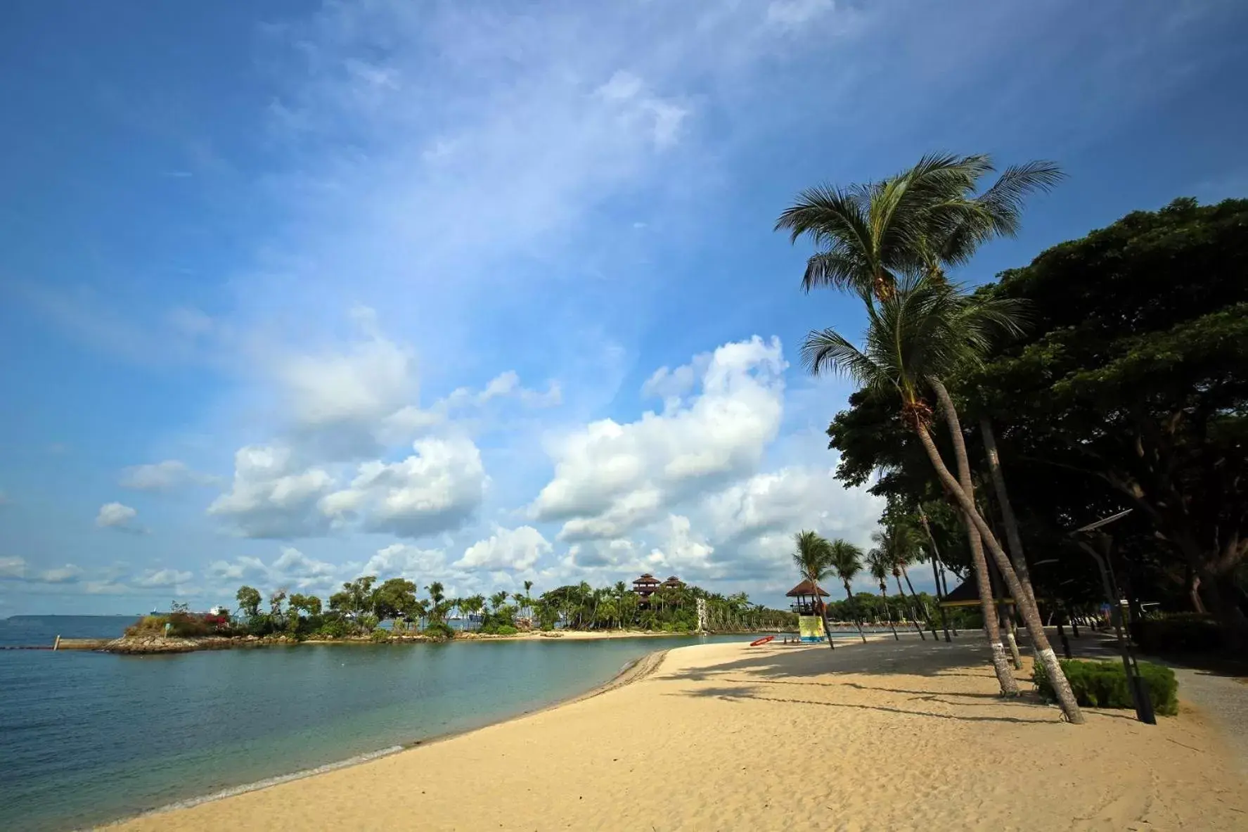 Beach in Capella Singapore