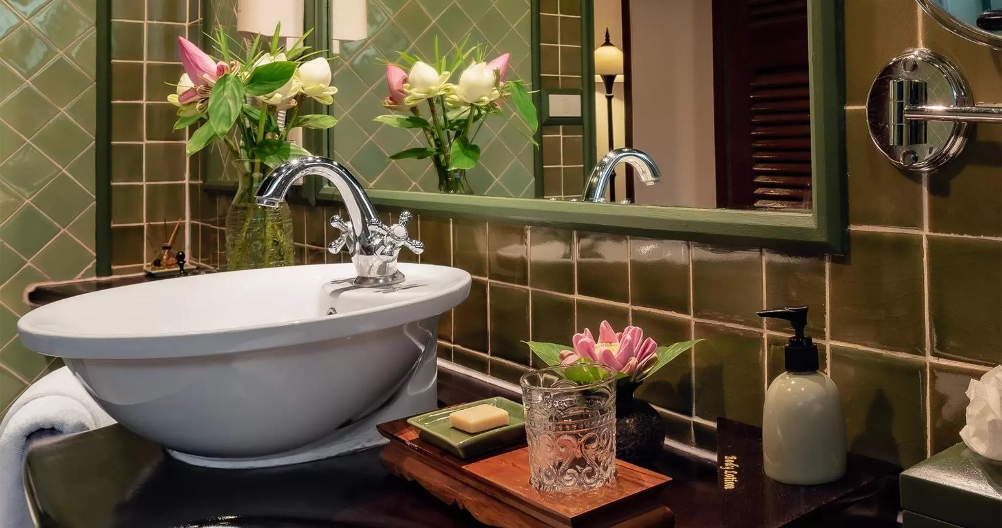 Bathroom in Angkor Village Hotel - Small Luxury Hotels of the World