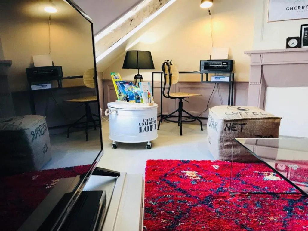 Living room in La Fabrique - Les Loges Normandes