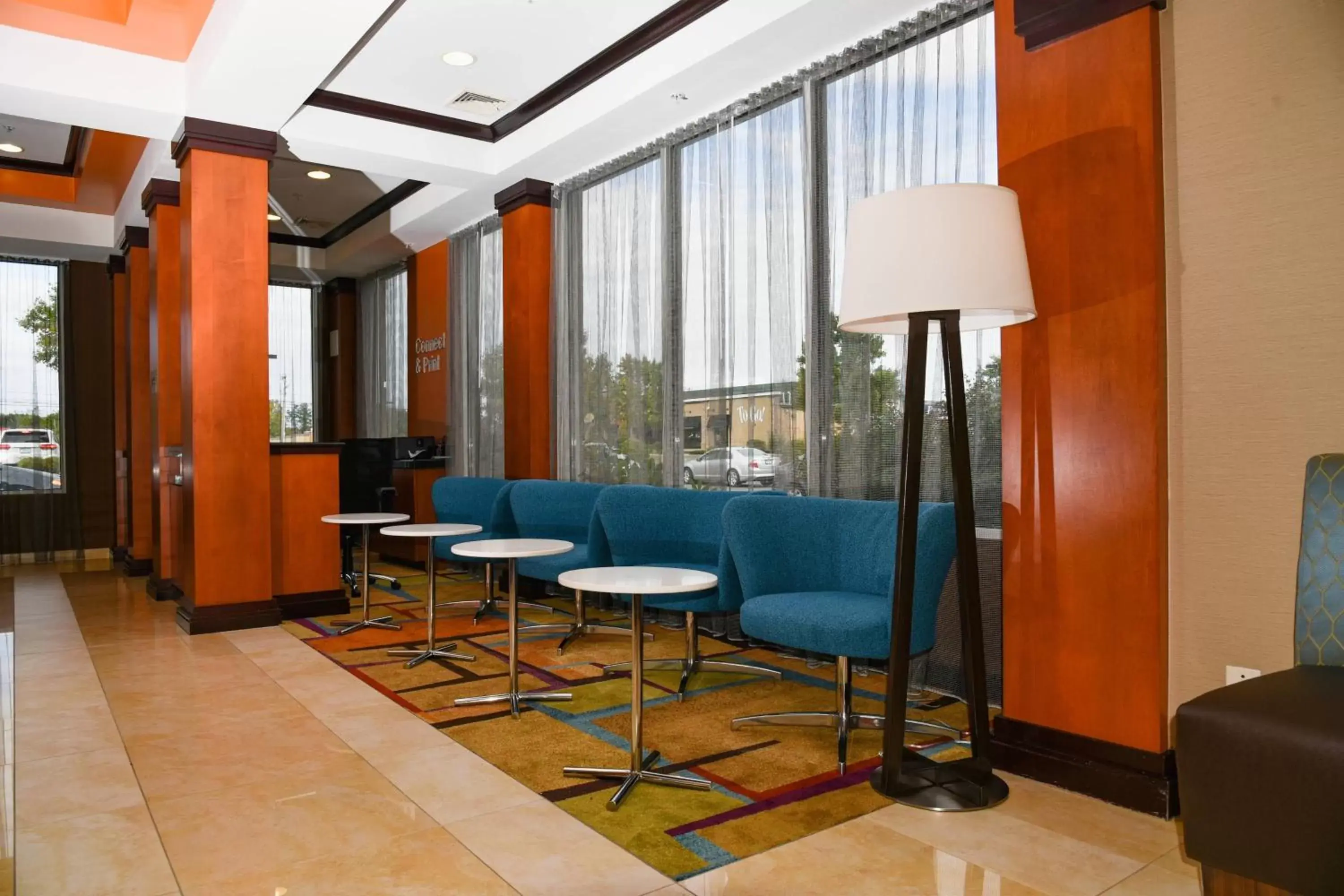 Lobby or reception, Seating Area in Fairfield Inn Hartford Airport
