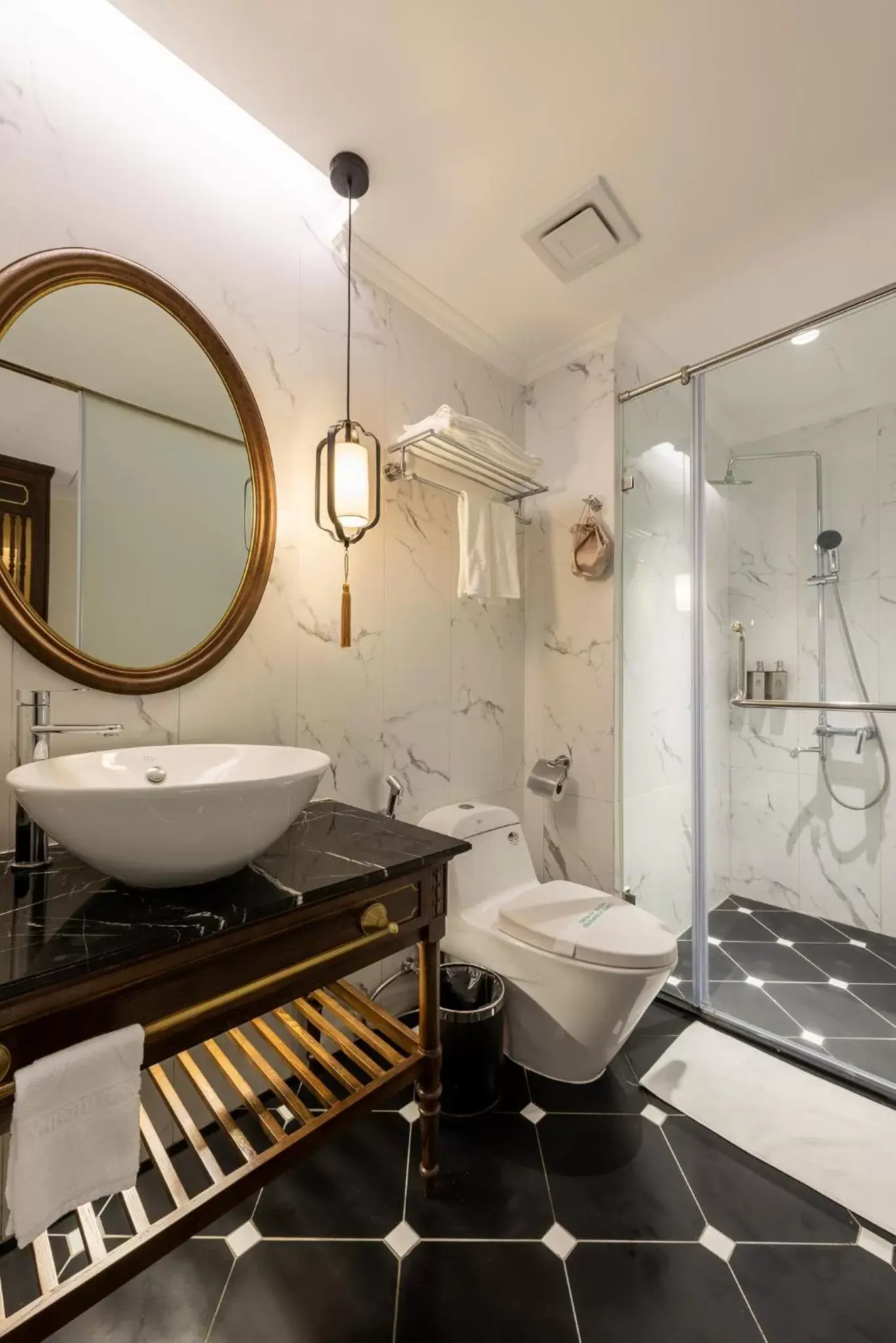 Bathroom in Hanoi Tirant Hotel