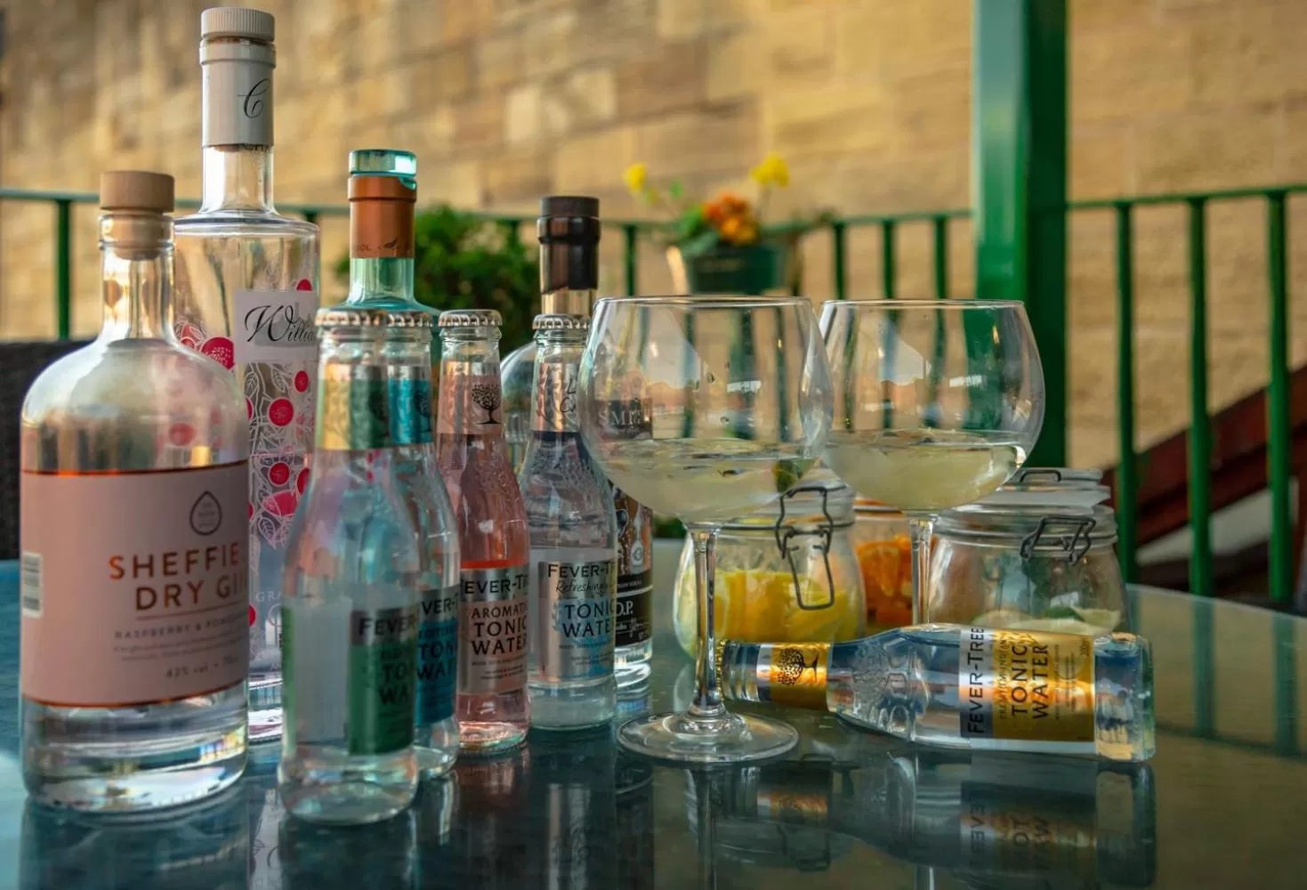 Drinks in Garrison Hotel