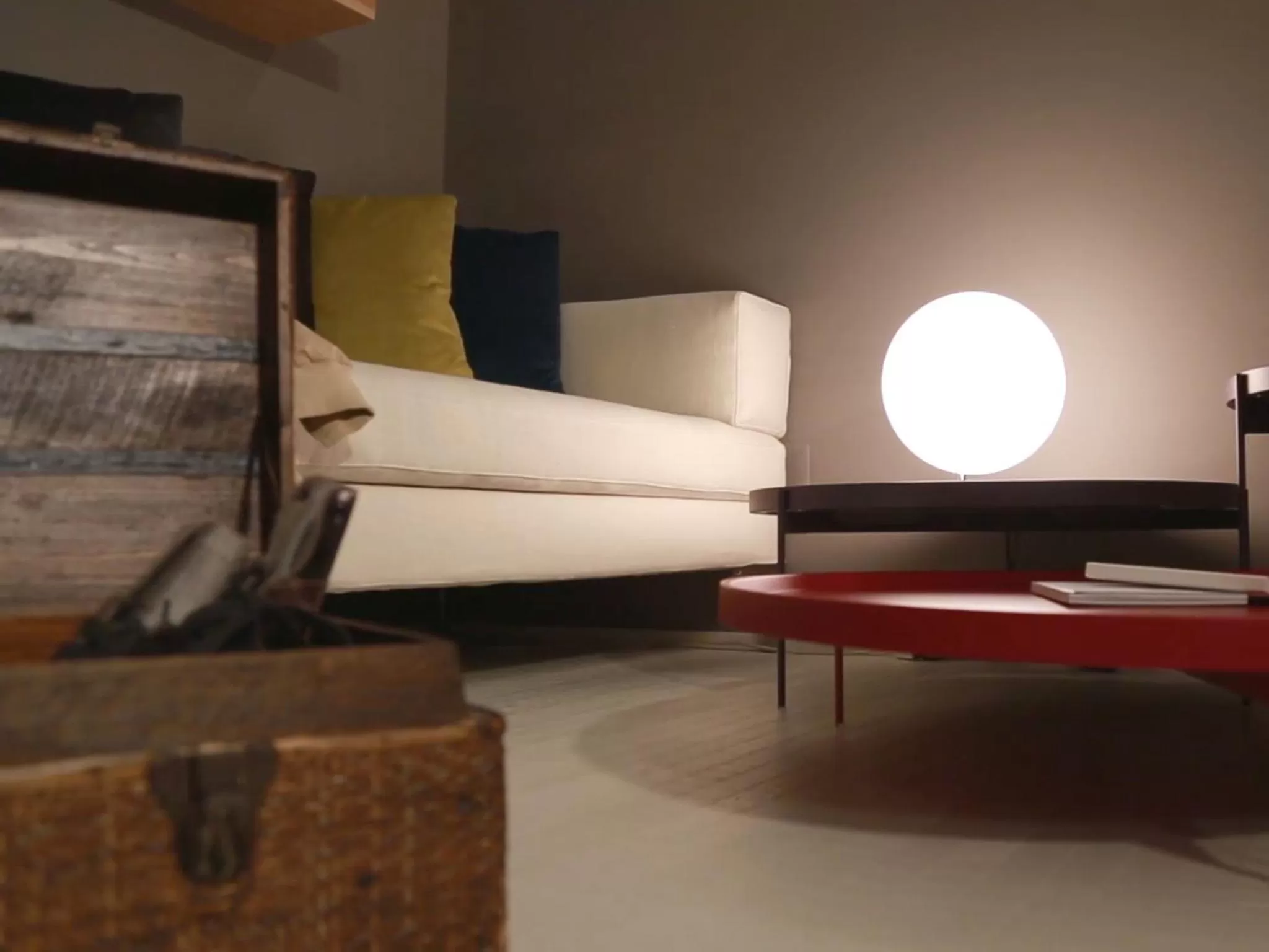 Living room, Bed in Locanda Black and White Sondrio