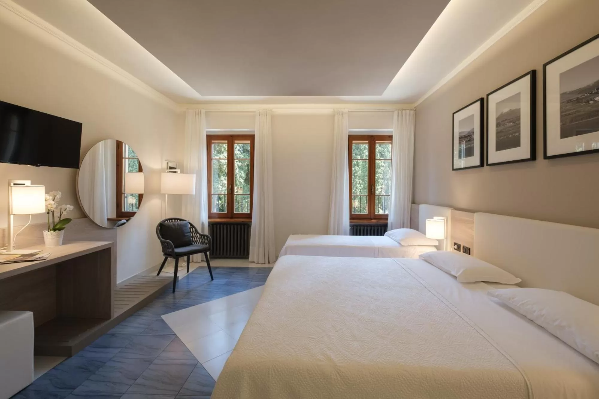 Photo of the whole room, Bed in Hotel Ristorante Alla Vittoria