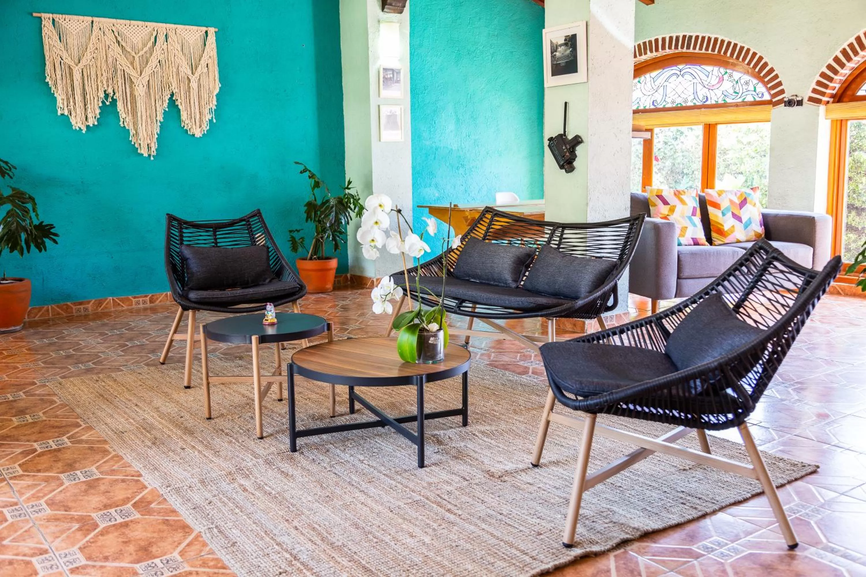 Living room in Colibrí Turquesa