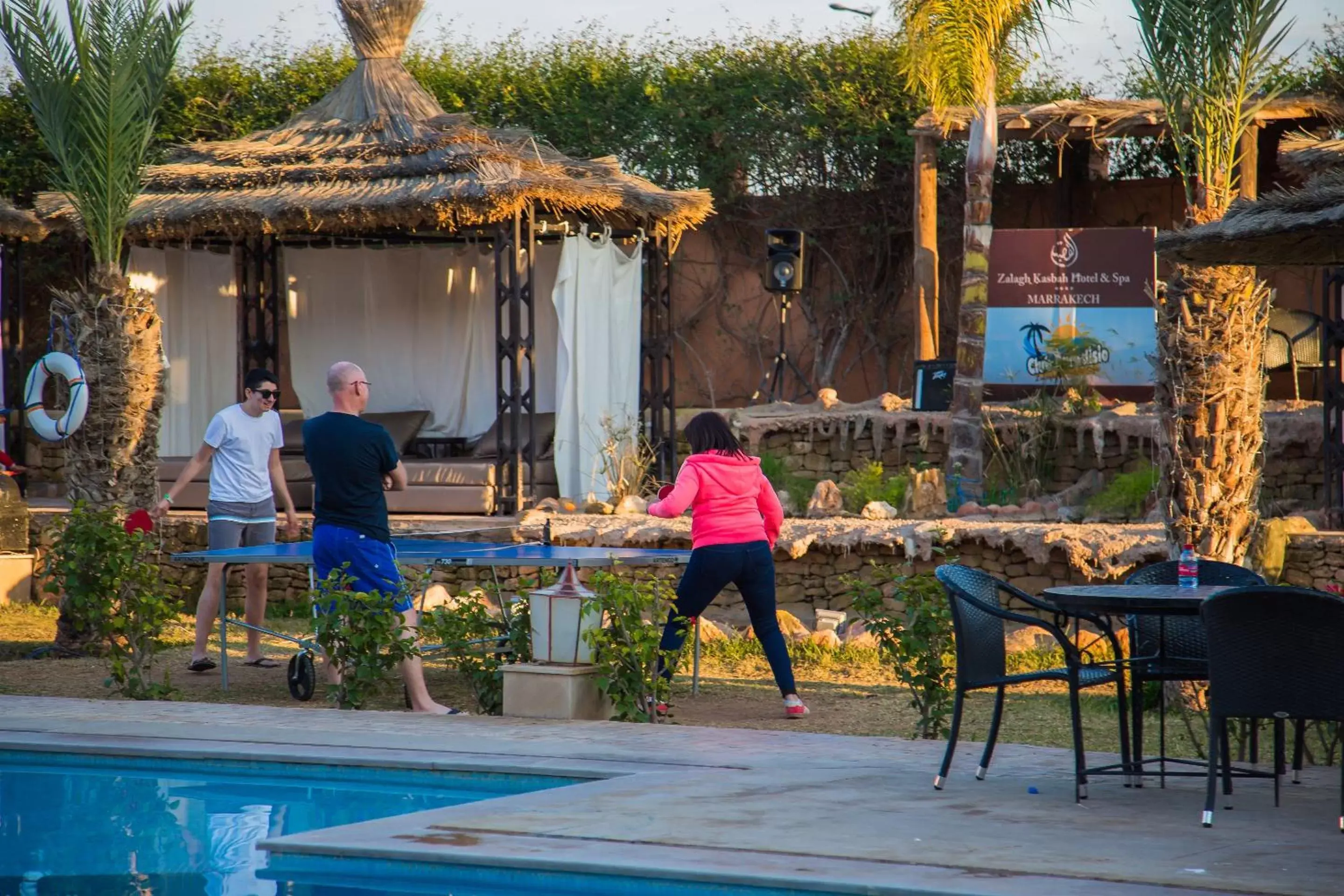 Table tennis in Club Paradisio