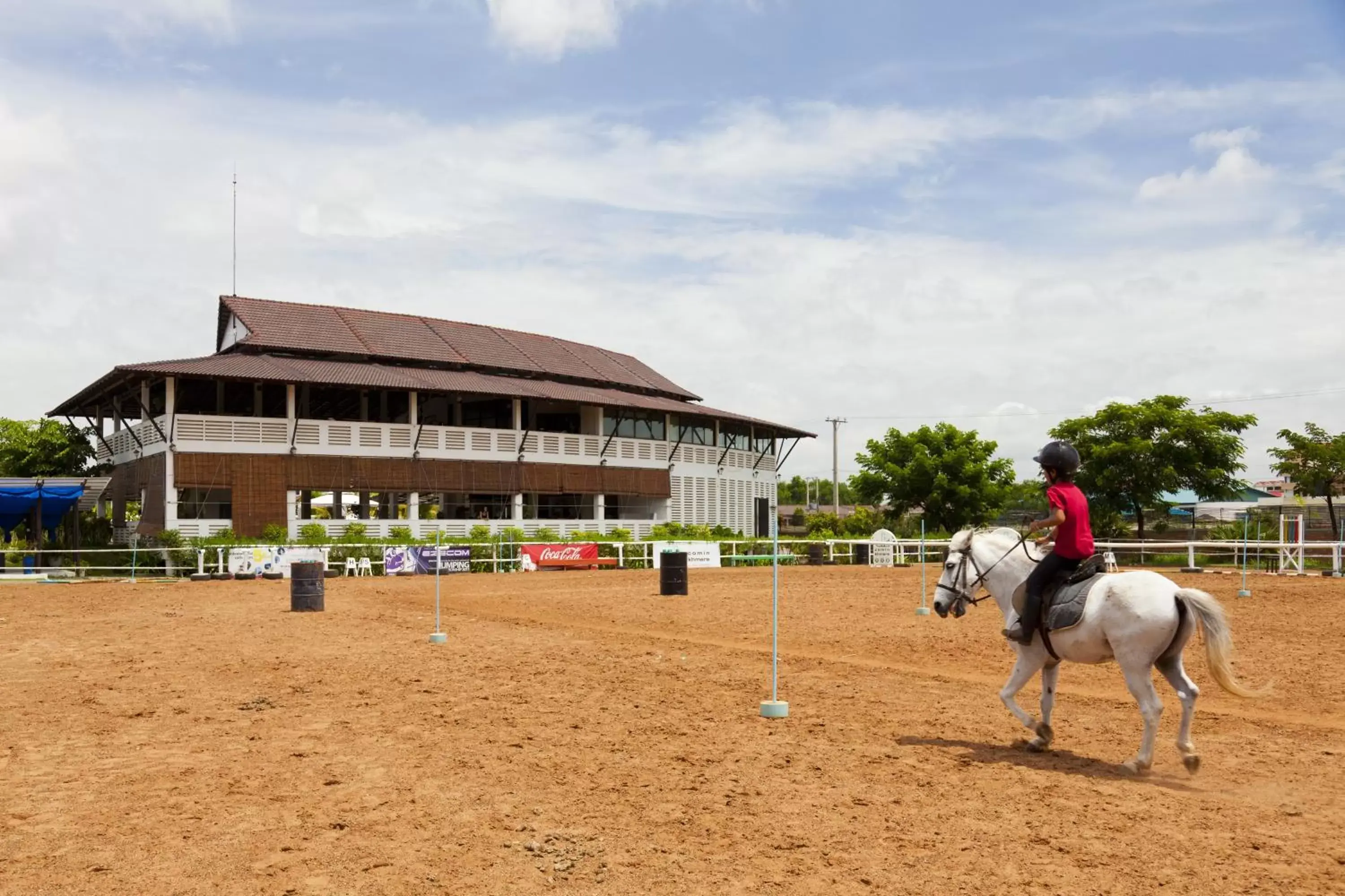 Horse-riding, Property Building in Cambodian Country Club