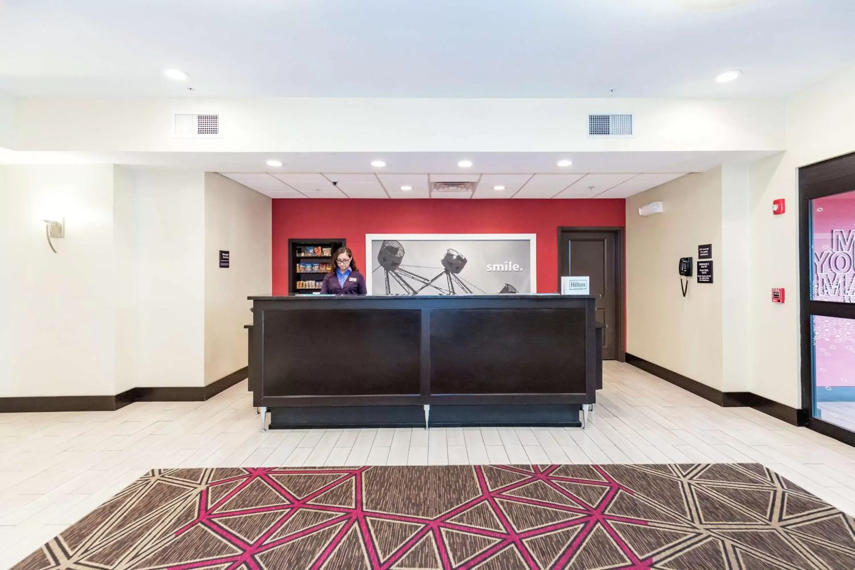 Lobby or reception in Hampton Inn and Suites Sandusky/Milan Lobby or reception in Hampton Inn and Suites Sandusky/Milan