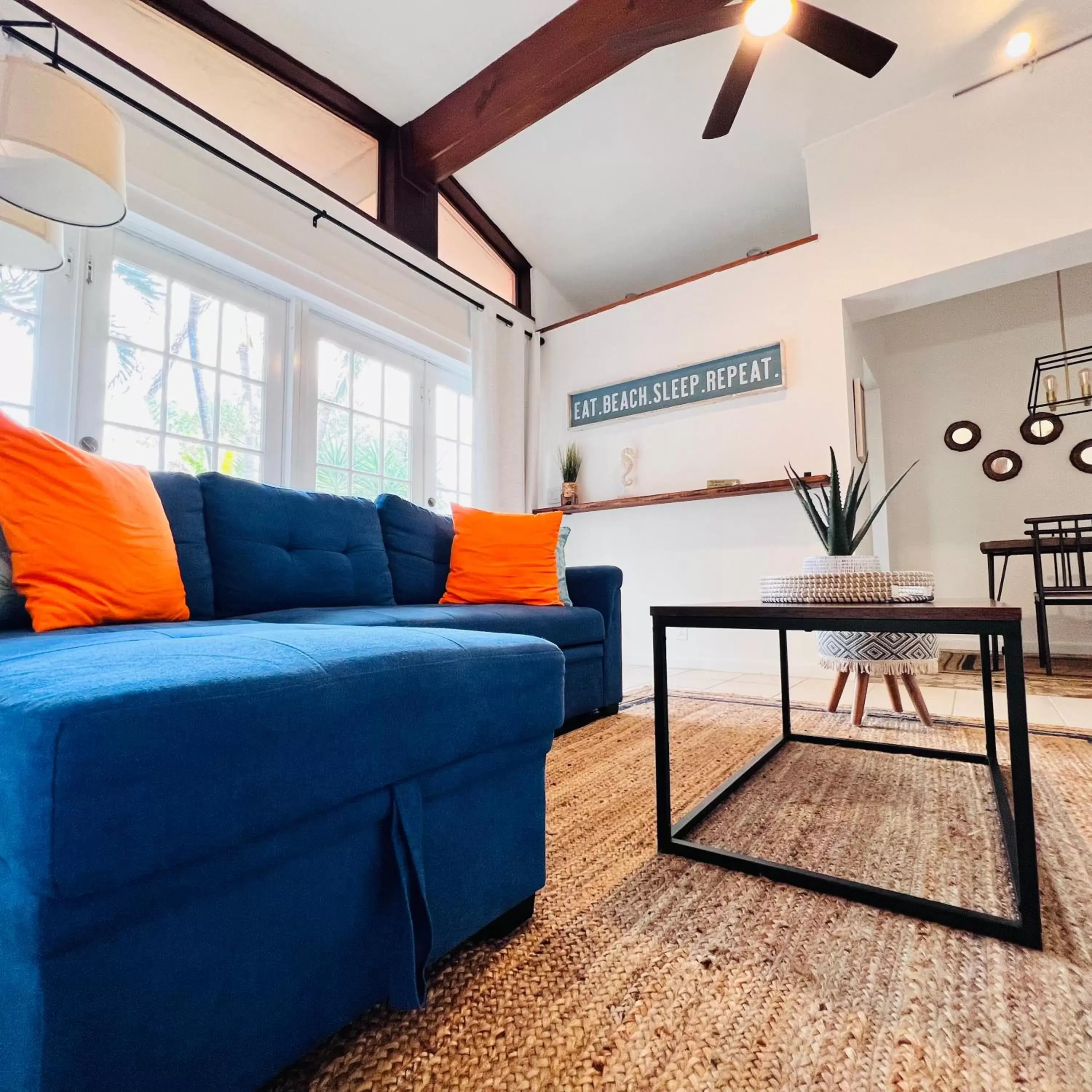 Living room, Seating Area in Coco Bay Vacation Condos