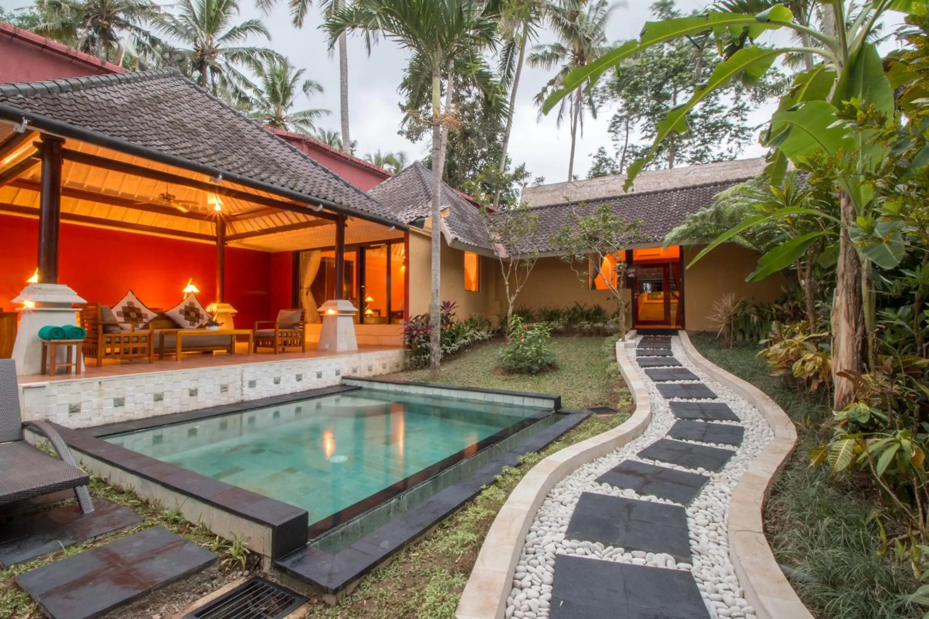 Swimming Pool in Kupu Kupu Barong Villas and Tree Spa by L’OCCITANE