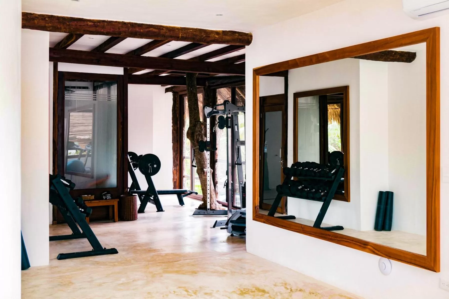 Fitness centre/facilities in Cabanas Tulum- Beach Hotel & Spa