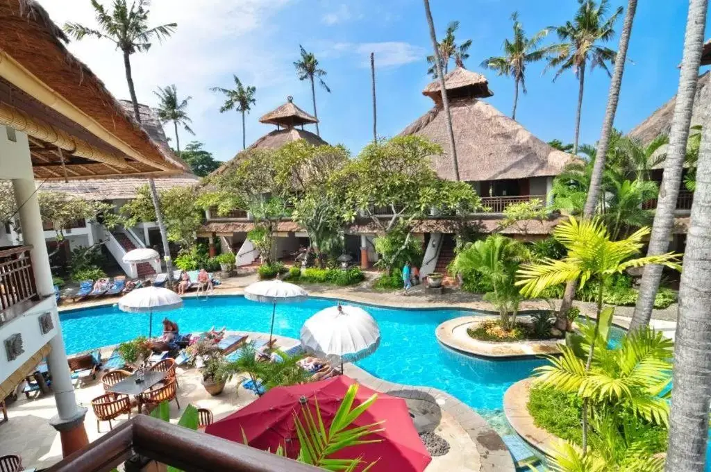 Pool view, Swimming Pool in Sativa Sanur Cottages