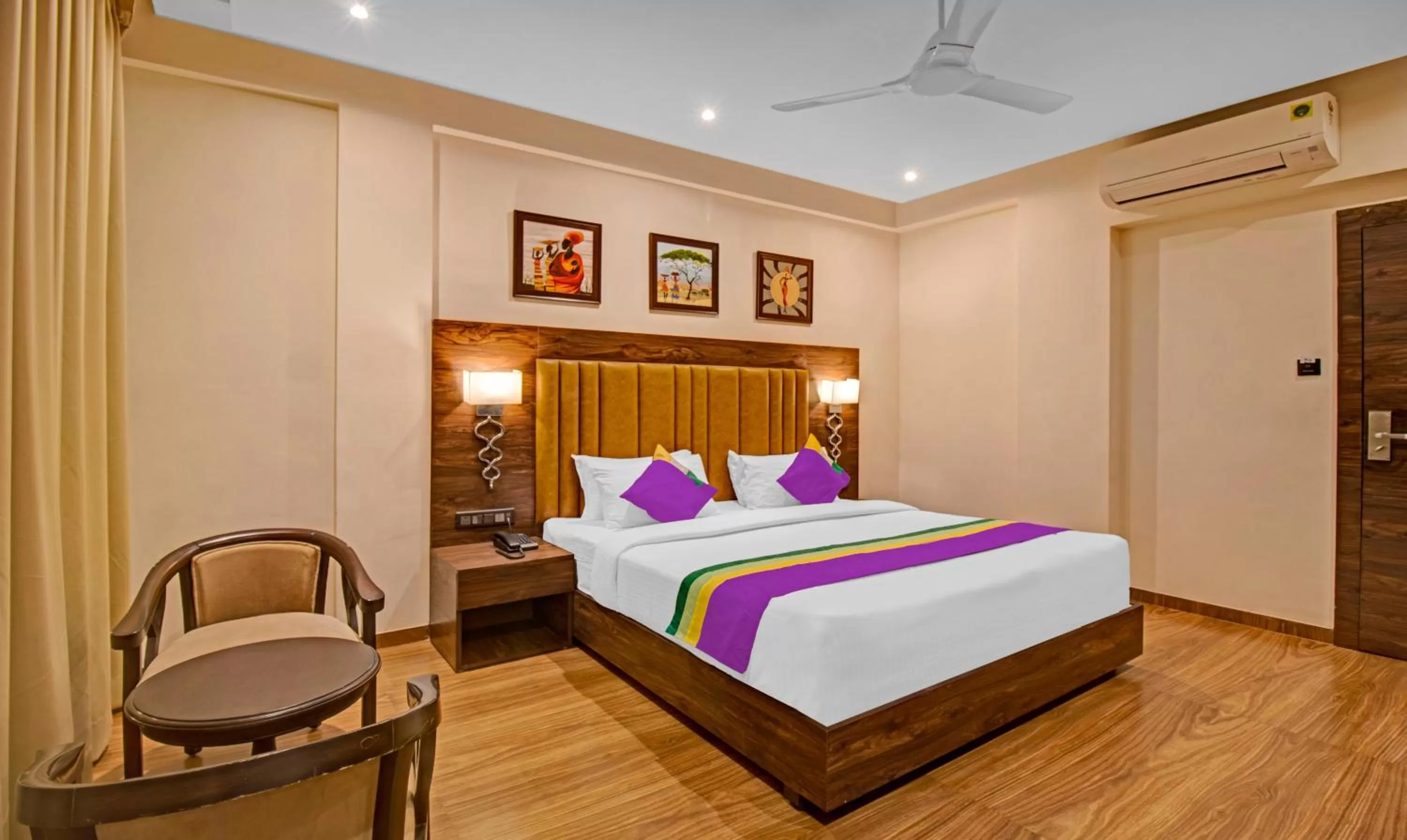 Photo of the whole room, Bed in Treebo Premium Median Inn