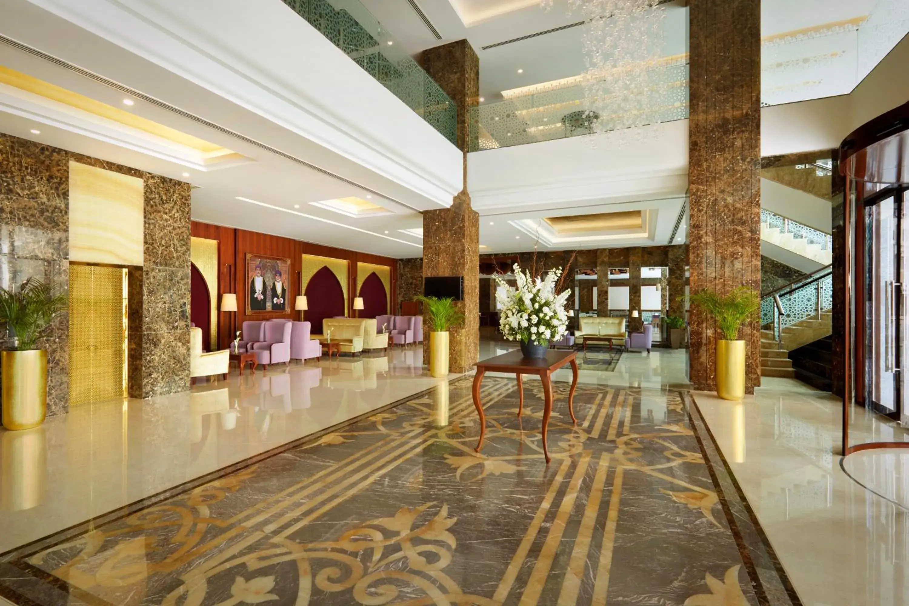 Lobby or reception in Royal Tulip Muscat Lobby or reception in Royal Tulip Muscat