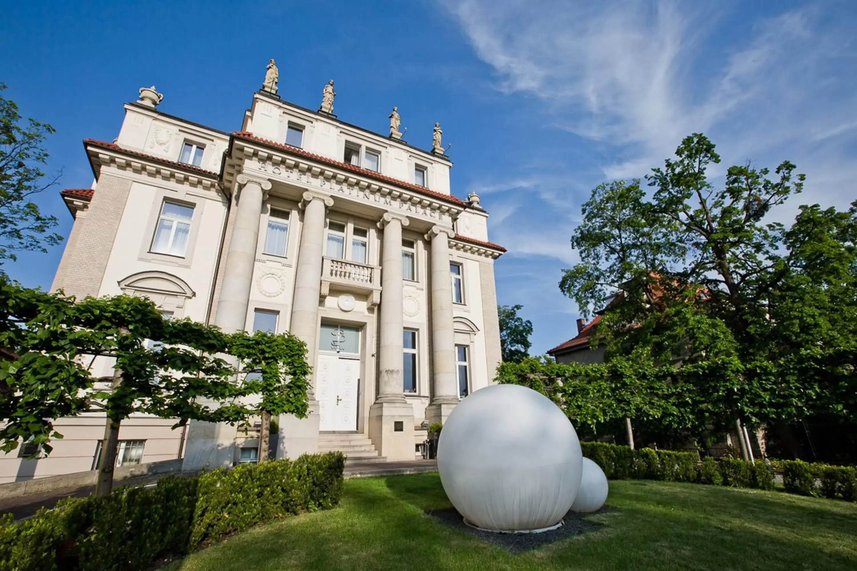 Property building, Garden in Platinum Palace Boutique Hotel & SPA